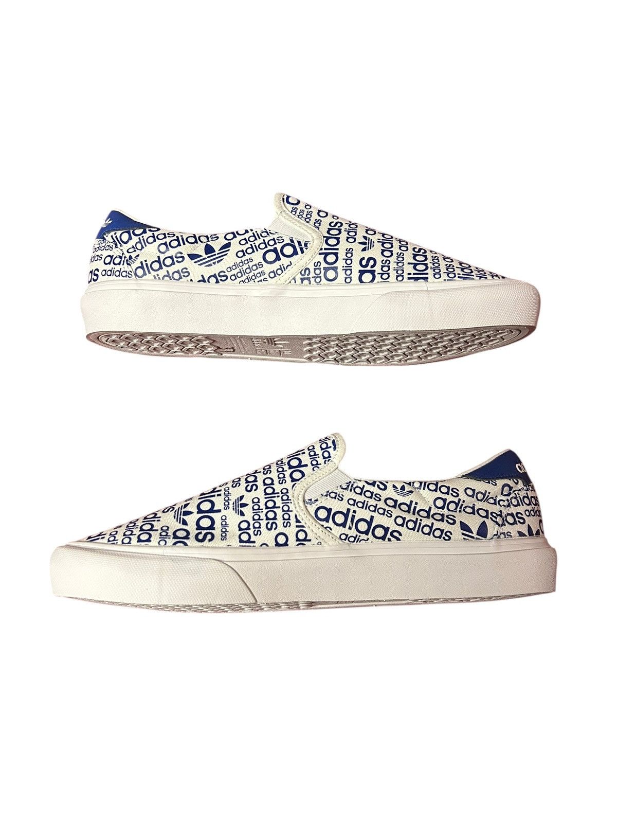 Adidas Court Rallye Slip 'Allover Logo - Collegiate Royal 10.5 Size US 10.5 / EU 43-44 - 6 Thumbnail