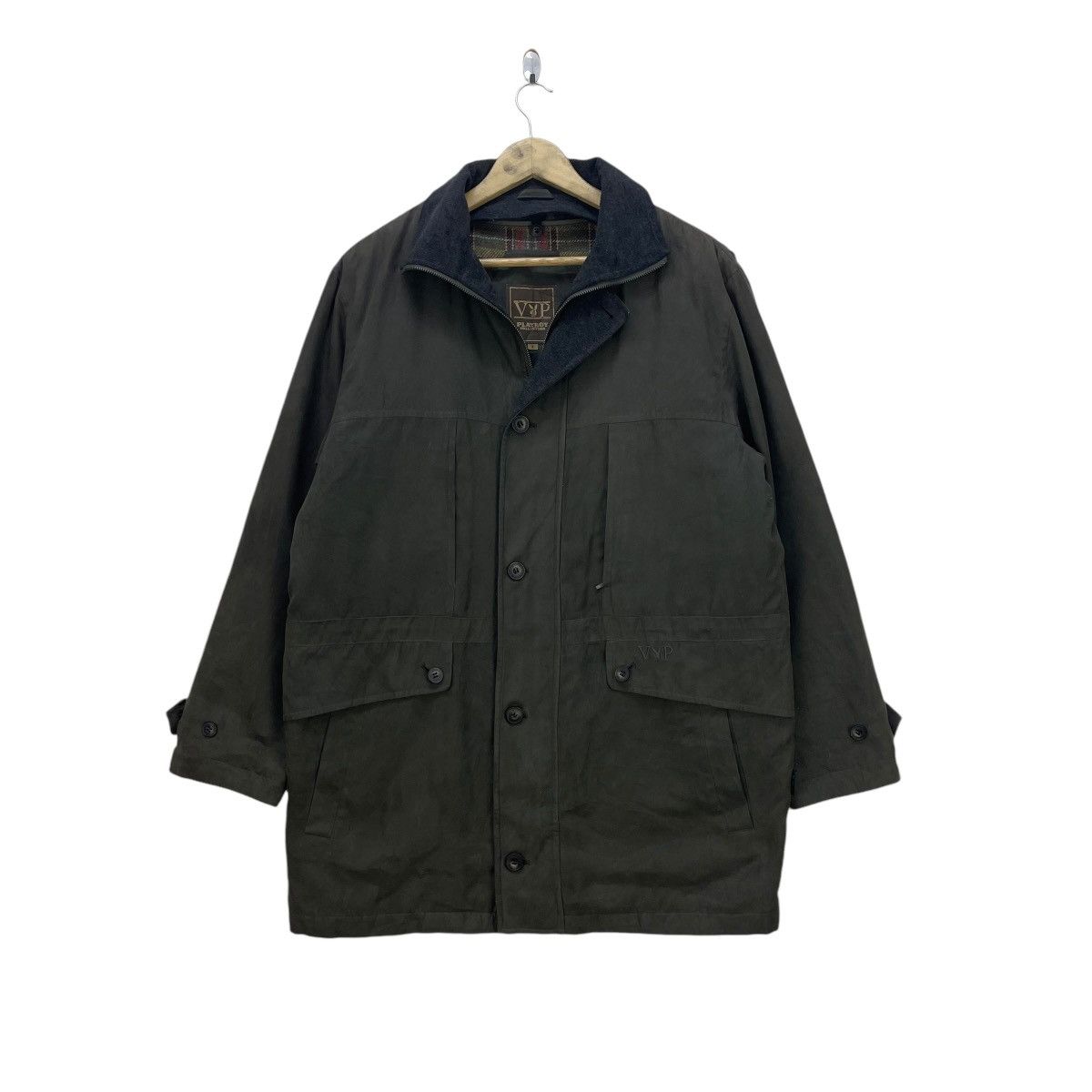 Playboy × Vintage 💥Vintage Playboy Collection Detachable Lining Long COAT Size US L / EU 52-54 / 3 - 1 Thumbnail