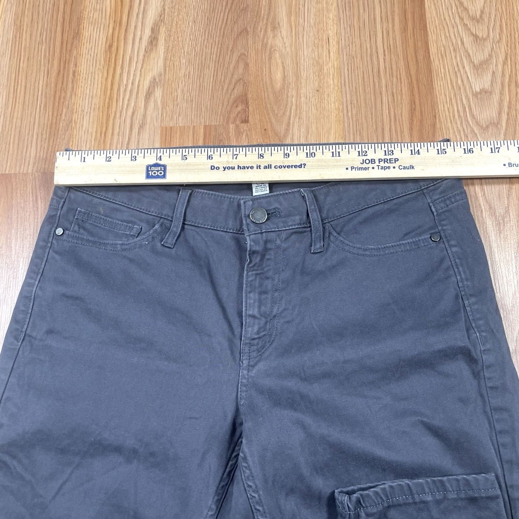 Calvin Klein Calvin Klein Jeans Womens 10 Gray Ankle Skinny Stretch Mid Rise Dark Wash Denim Jeans Women Slim Stretch Size 32" / US 10 / IT 46 - 3 Thumbnail