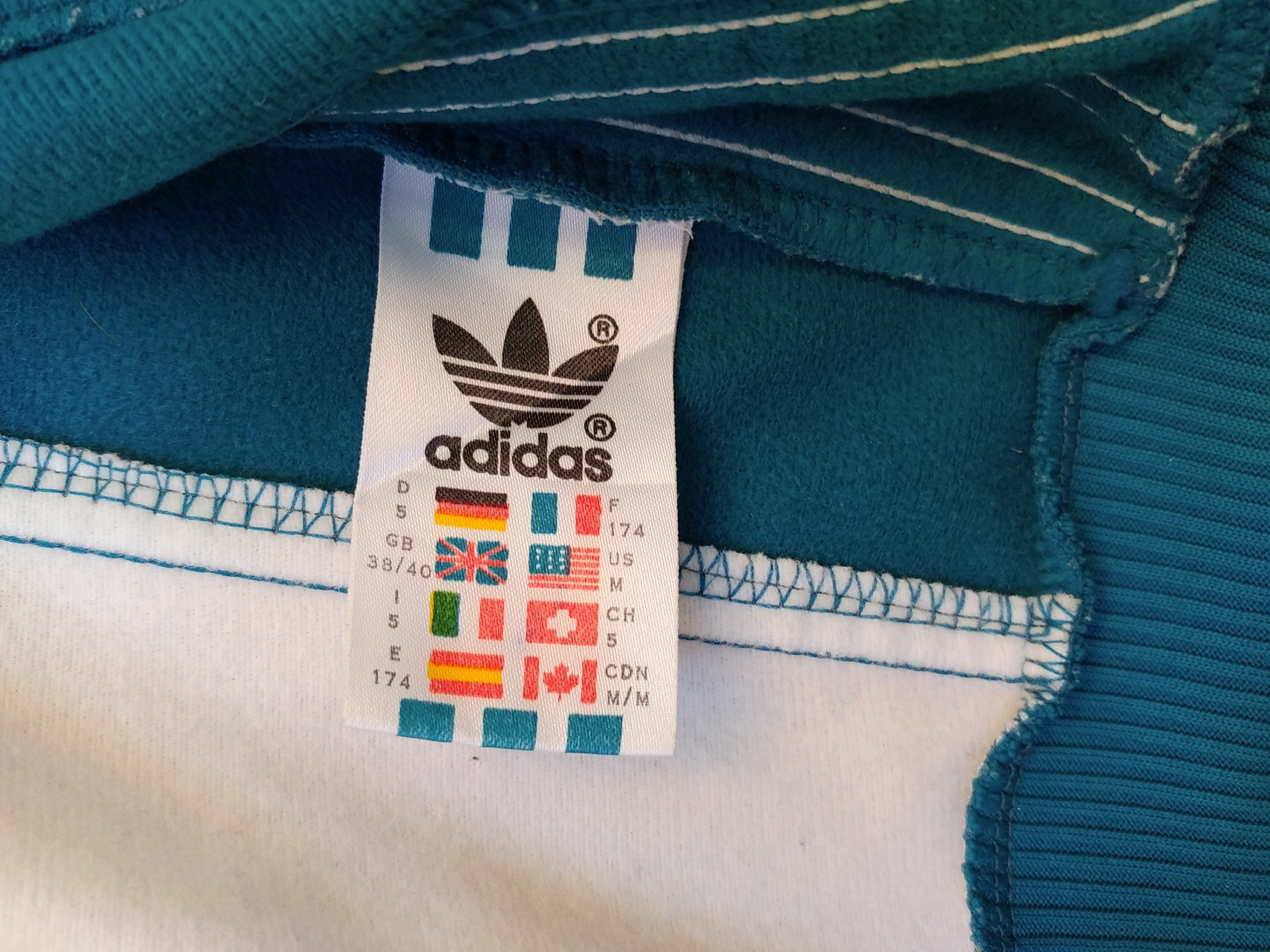 Adidas × Vintage ADIDAS jacket, green vintage hip hop 90s hip-hop size M Size US M / EU 48-50 / 2 - 16 Thumbnail