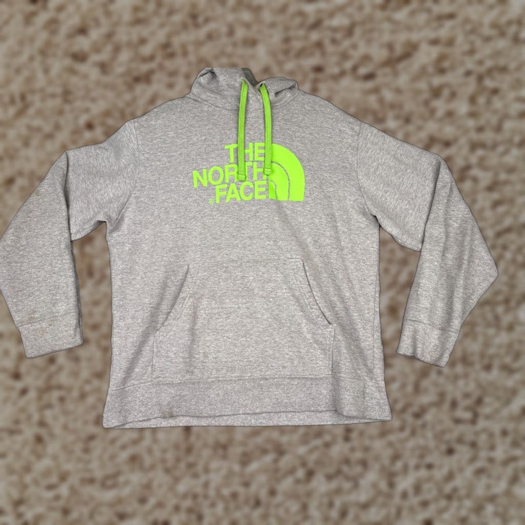The North Face The North Face Hoodie Men L Gray Cotton Blend Jersey Logo Pullover Lightweight Sports Classic Mens Size US L / EU 52-54 / 3 - 1 Thumbnail
