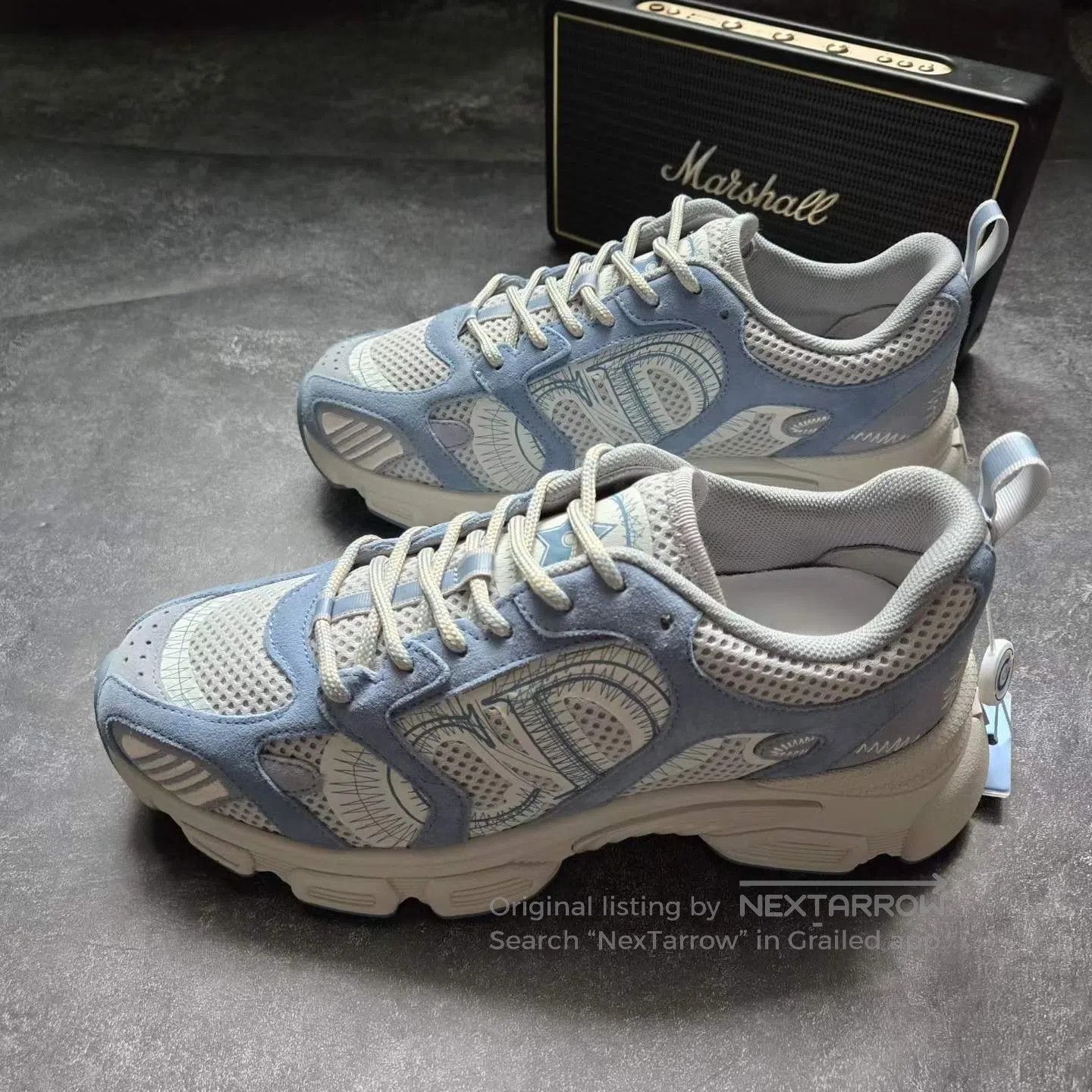 Dior Dior Chrono Sneaker in White and Sky Blue| Size US 8.5 / IT 38.5 - 2 Thumbnail