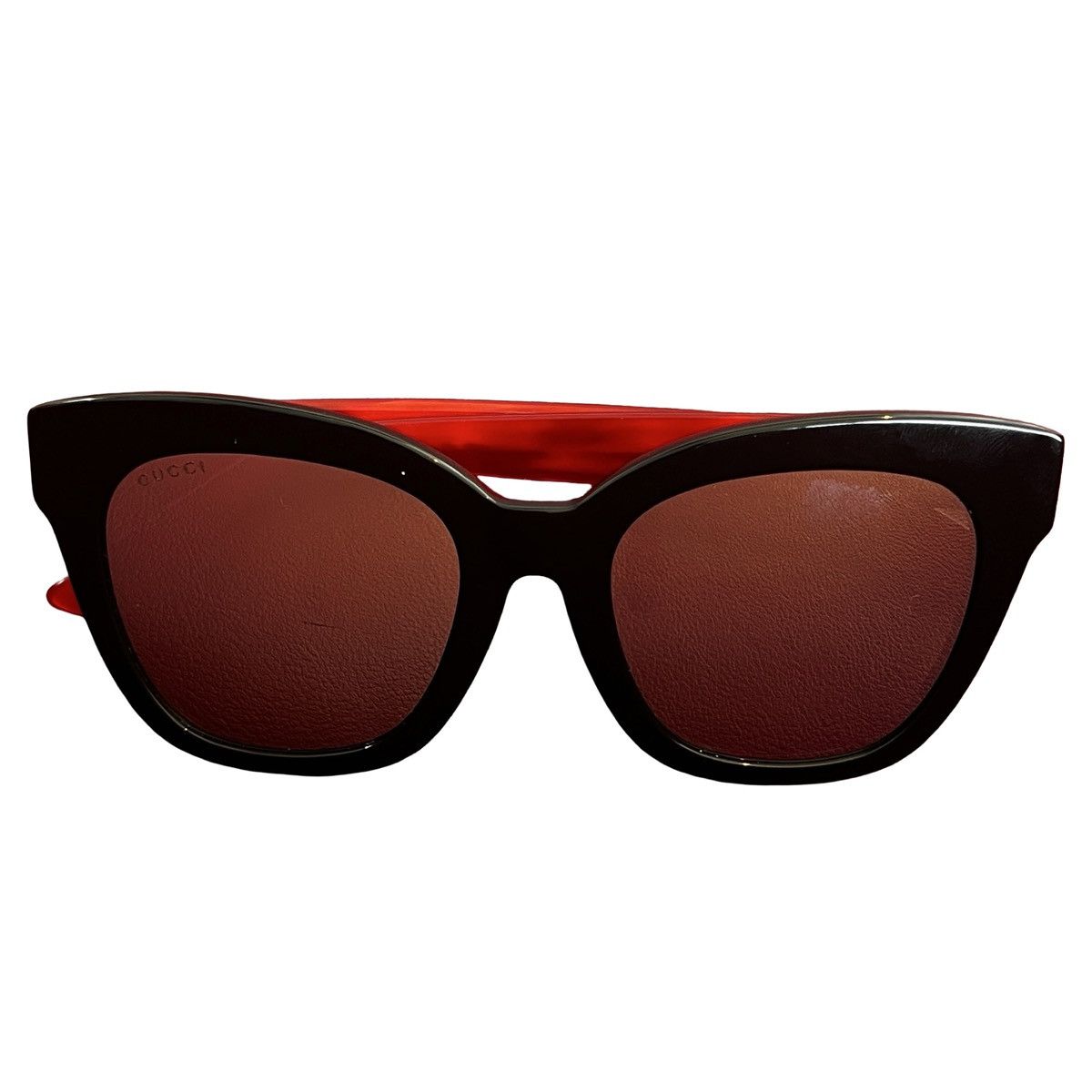 Gucci GUCCI Cat-Eye Sunglasses Red/Black (GG0029SA) Size ONE SIZE - 1 Thumbnail