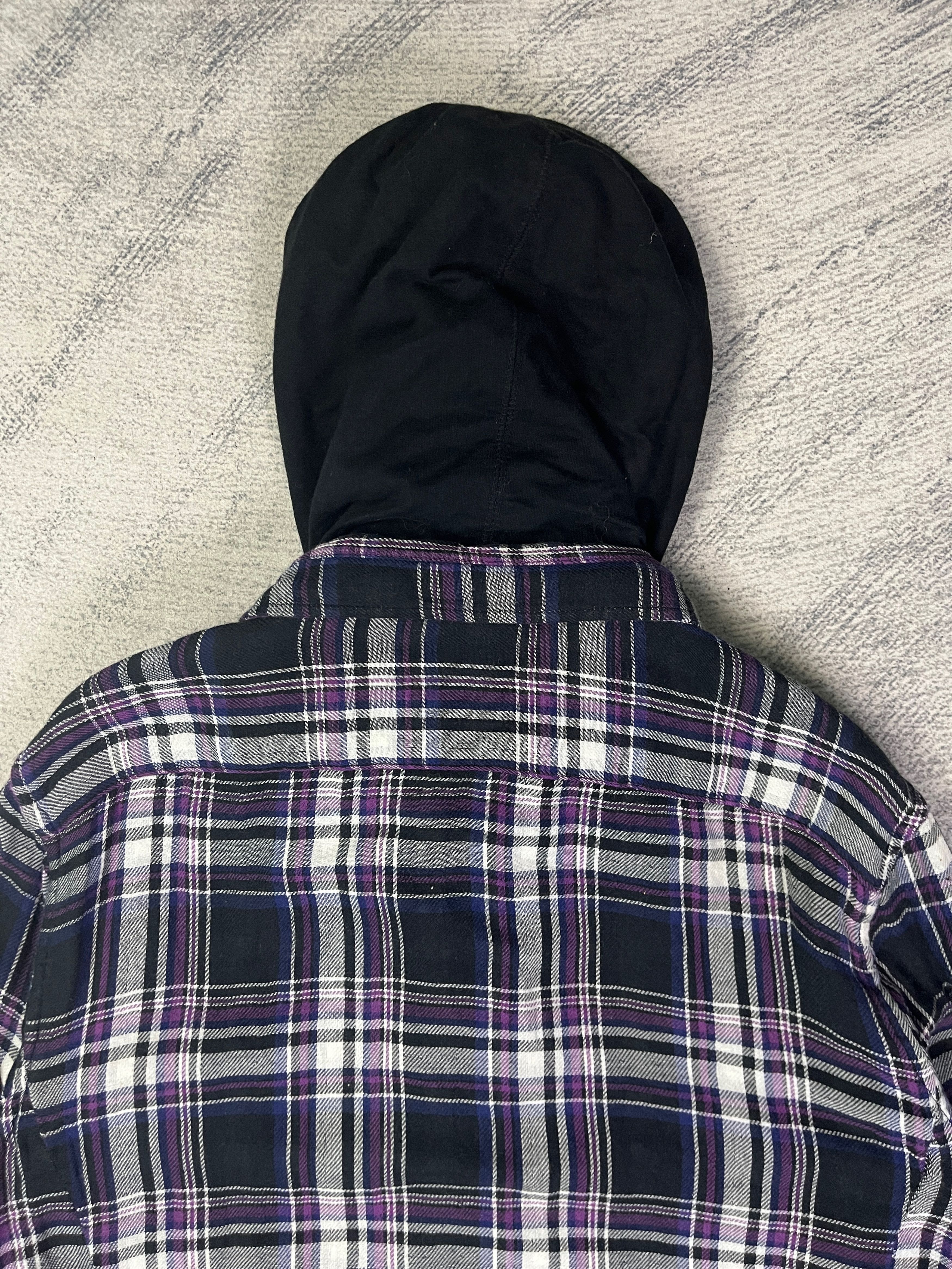 Japanese Brand PPFM Checkered Shirt Button Up Hoodie Size M / US 6-8 / IT 42-44 - 13 Thumbnail