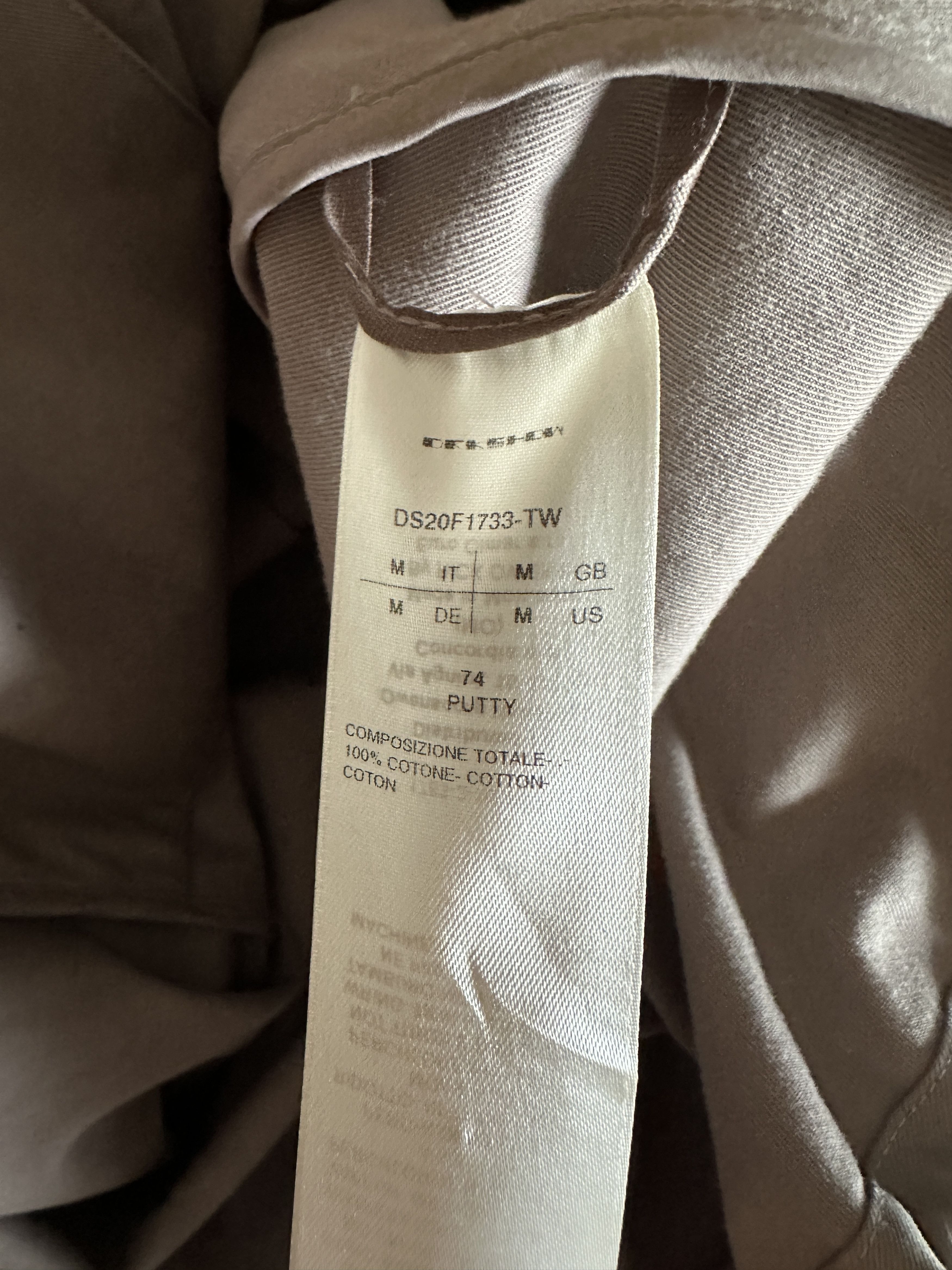 Rick Owens Rick Owens Work Shirt Size US S / EU 44-46 / 1 - 4 Thumbnail