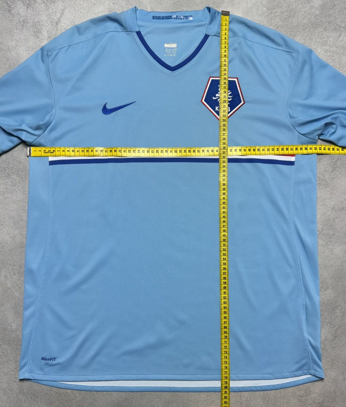 Nike Netherlands 2008 2009 Away Football Shirt Soccer Jersey Nike Size US XL / EU 56 / 4 - 16 Thumbnail