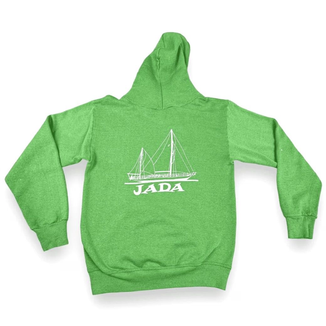 Jerzees VINTAGE Hawaii Sailboat Jerzees Hoodie Shirt Adult MEDIUM Green Sailboat 80s Casual Mens Size US S / EU 44-46 / 1 - 2 Thumbnail