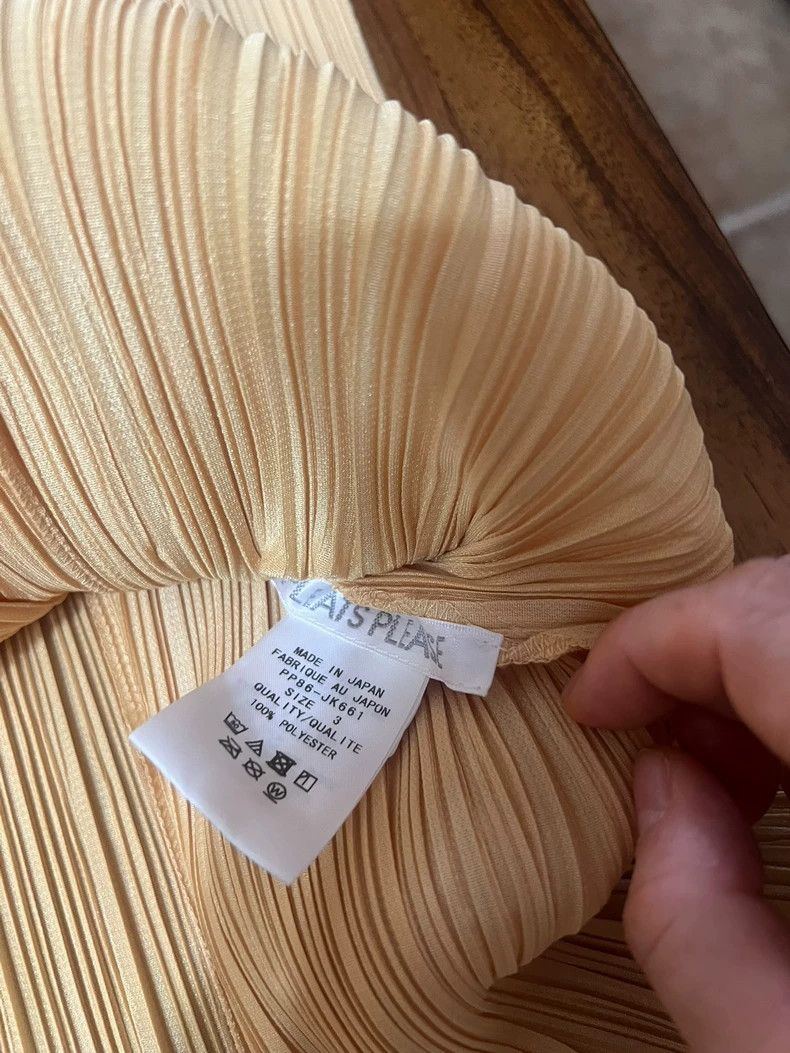 Issey Miyake issey miyake size:3 Light yellow pleated vest Size XXS / US 00 / IT 34 - 3 Thumbnail