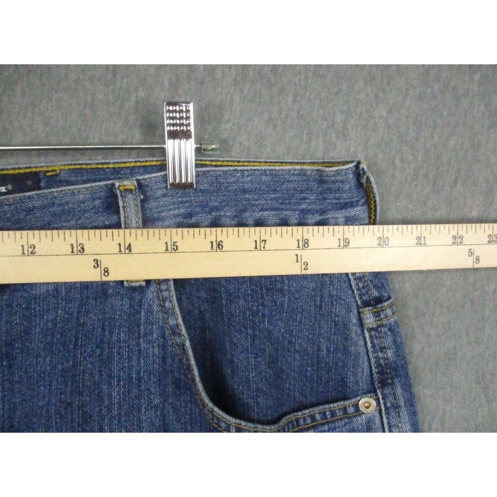 Phat Farm VINTAGE Phat Farm Jeans Mens 38 Blue Denim Wide Leg Hip Hop Baggy Size US 38 / EU 54 - 5 Thumbnail