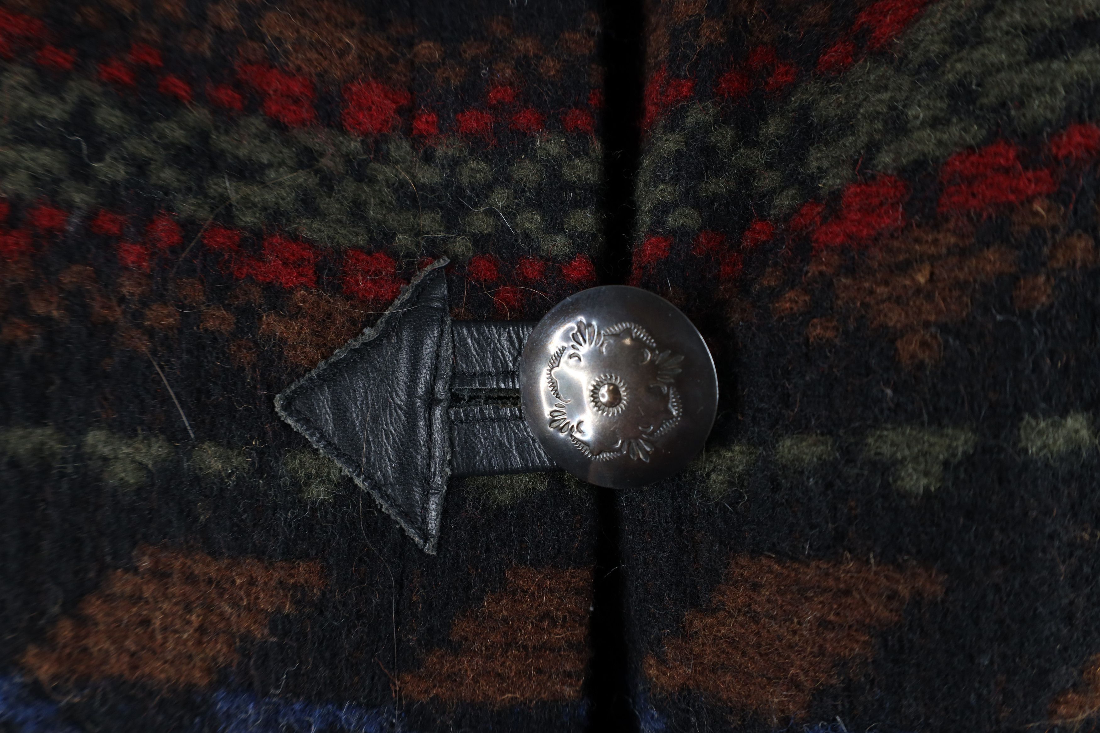 Vintage Vintage 90s Streetwear Southwestern Hooded Long Jacket USA Size L / US 10 / IT 46 - 6 Thumbnail