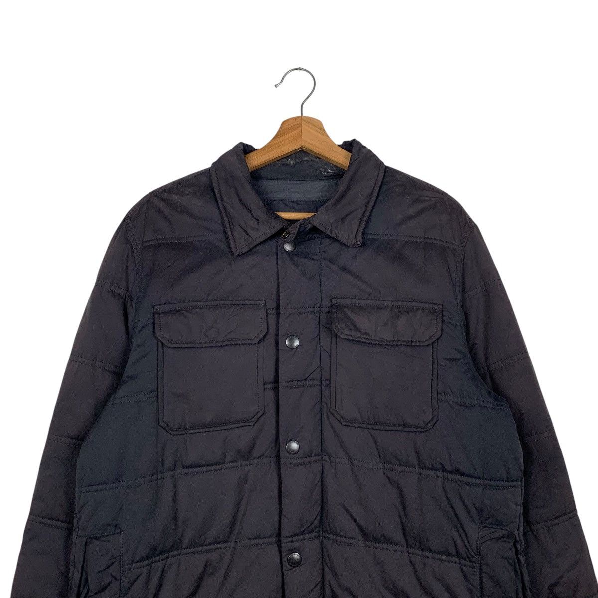 Calvin Klein CALVIN KLEIN Collared Snap Button Puffer Jacket #1868-C81 Size US L / EU 52-54 / 3 - 2 Thumbnail