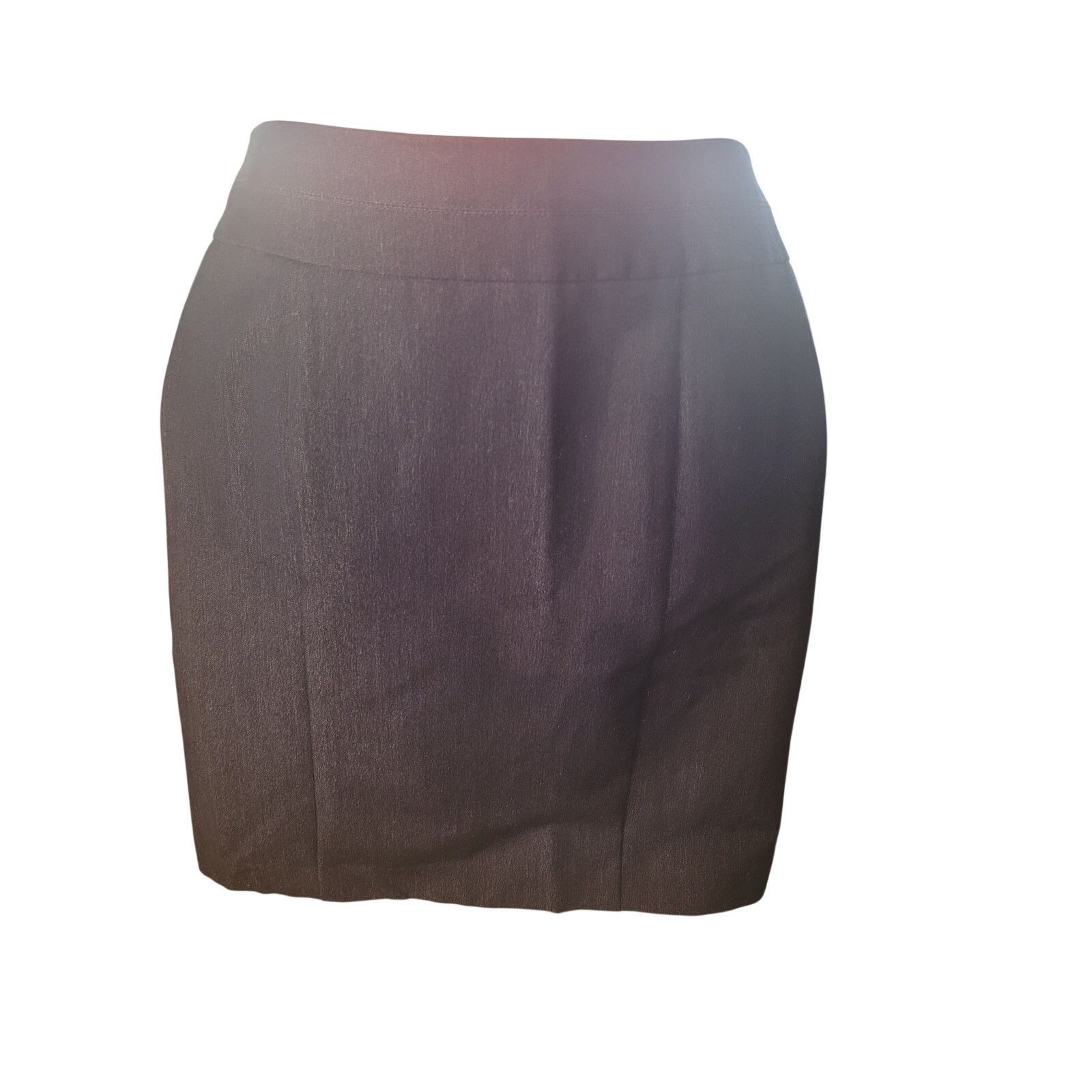 George George Black Shimmery Pencil Skirt Lined Excellent Sz 6 Size 28" / US 6 / IT 42 - 4 Thumbnail