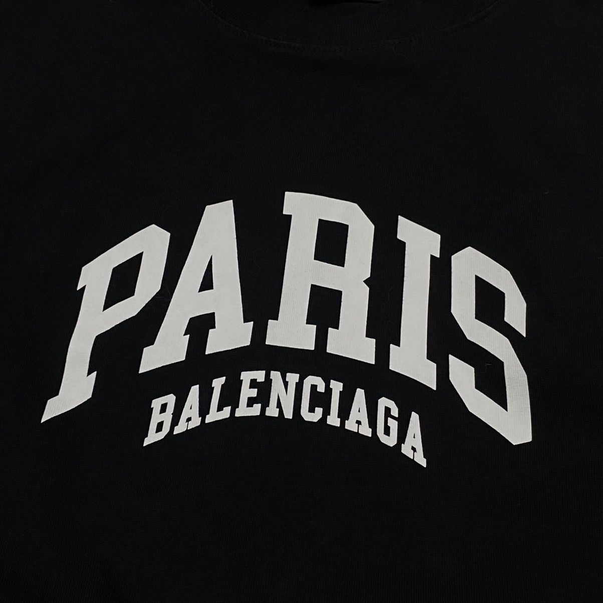 Balenciaga Balenciaga Black Paris Tee Size US S / EU 44-46 / 1 - 4 Thumbnail