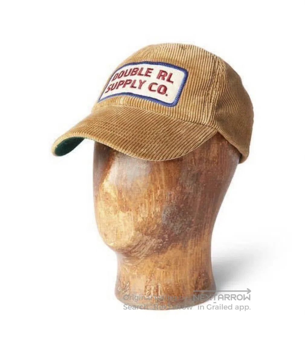 RRL Ralph Lauren Double RL Corduroy Baseball Cap. Size ONE SIZE - 3 Thumbnail