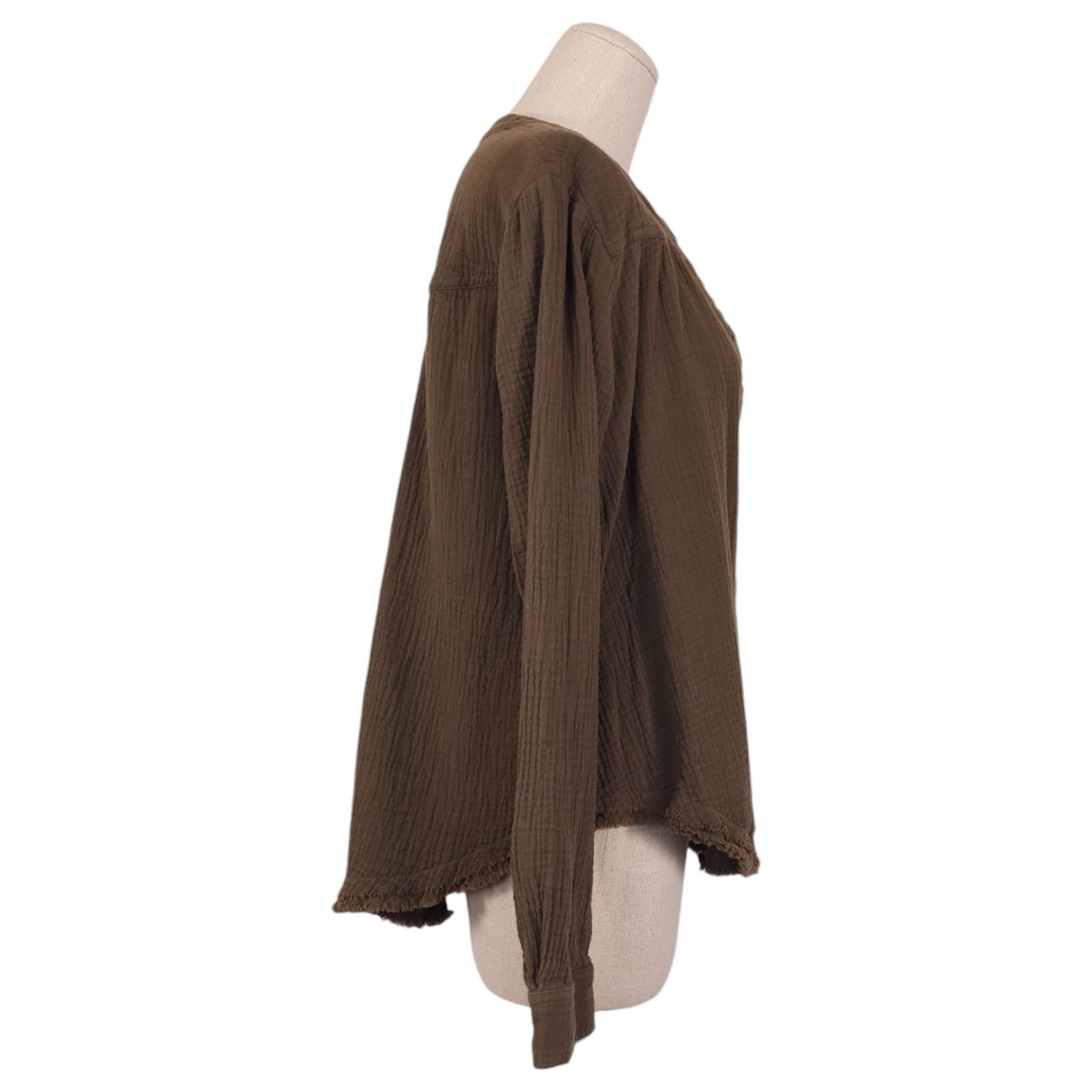 Free People Free People Changing Horizons Pullover Olive Green Sz Small Size S / US 4 / IT 40 - 4 Thumbnail