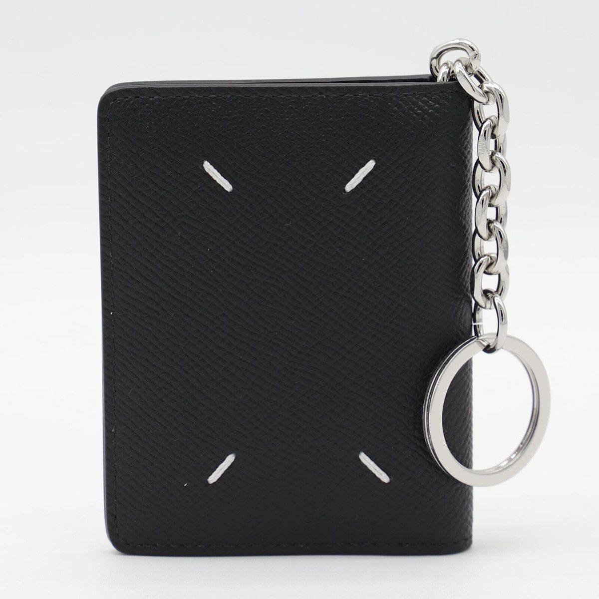 Maison Margiela o1mle0126 Size: OS / Unisex Four Stitch Leather Card Holder Size ONE SIZE - 1 Thumbnail
