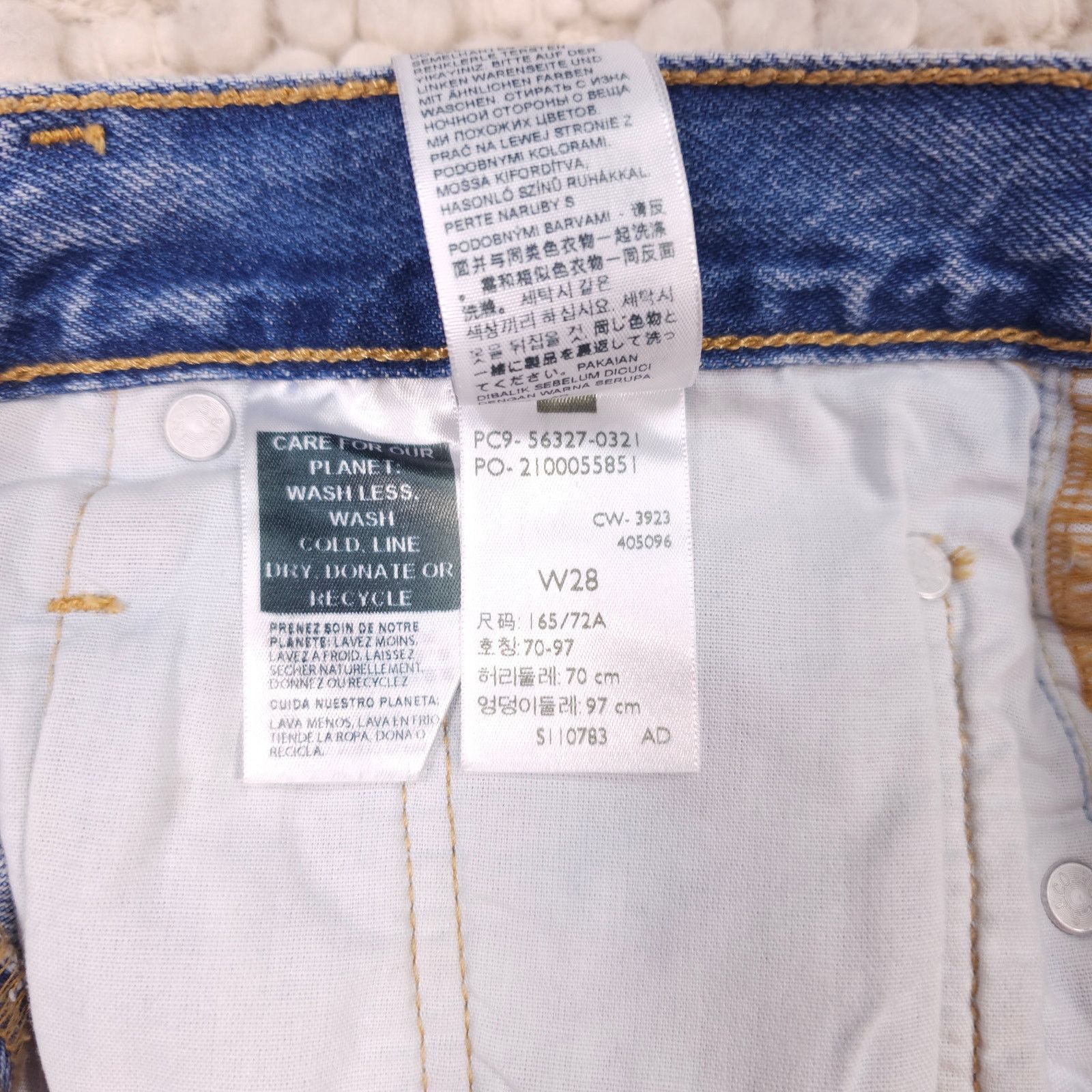 Levi's Levi’s 501 High Rise Med Wash Denim Shorts Sz 28 Size 28" / US 6 / IT 42 - 5 Thumbnail