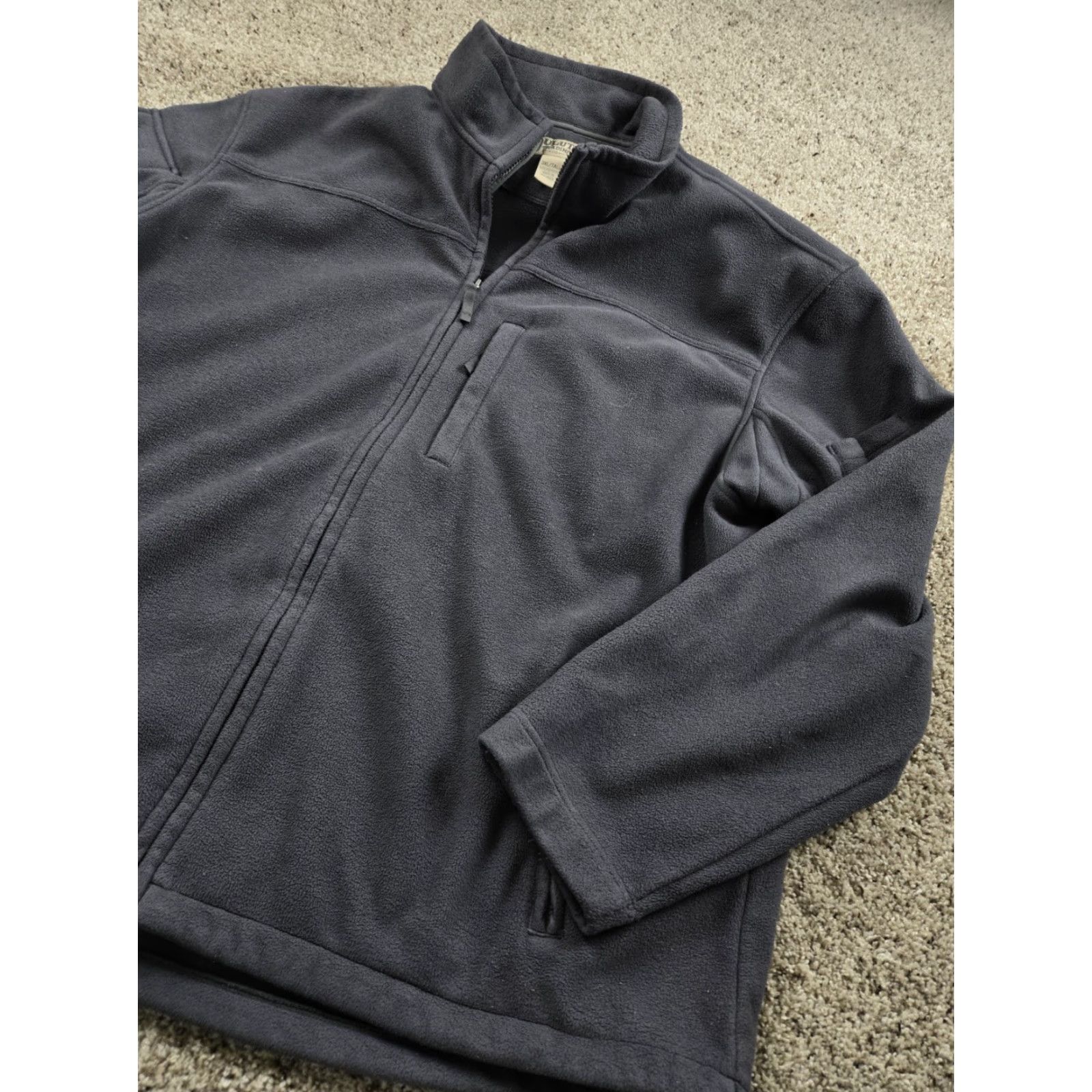 Vintage Duluth Trading Shoreman Fleece Jacket Mens 3XLT Gray Full Zip Windproof Size US XL / EU 56 / 4 - 2 Thumbnail