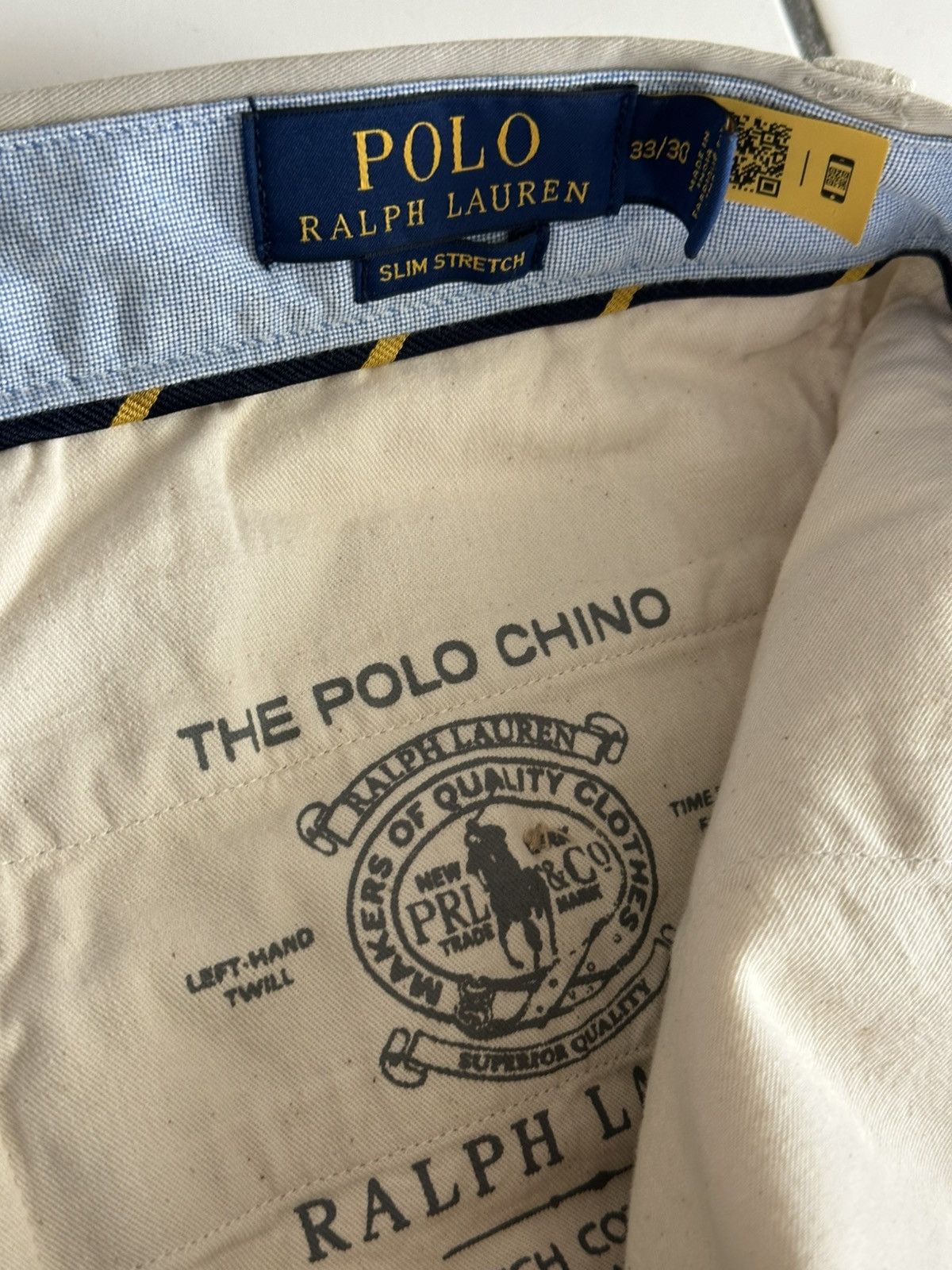 Polo Ralph Lauren Polo Ralph Lauren Vintage Beige Chino Pants Size US 33 - 3 Thumbnail