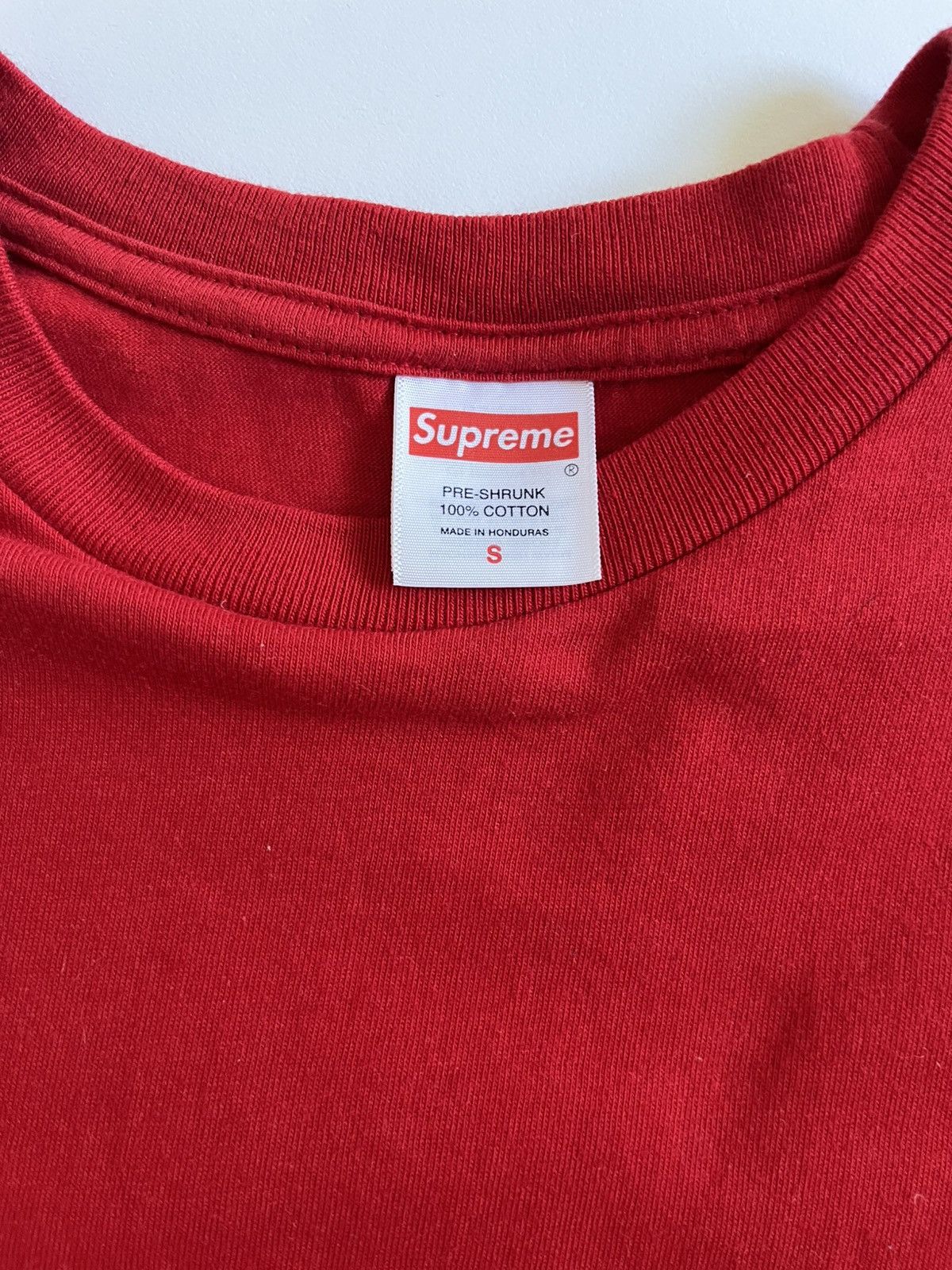 Supreme red supreme t-shirt Size US M / EU 48-50 / 2 - 4 Thumbnail