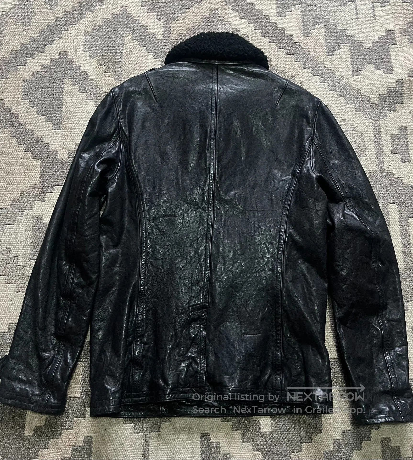 Ralph Lauren Black Label Ralph Lauren Black Label Cowhide Fur Collar Coat. Size US M / EU 48-50 / 2 - 7 Thumbnail