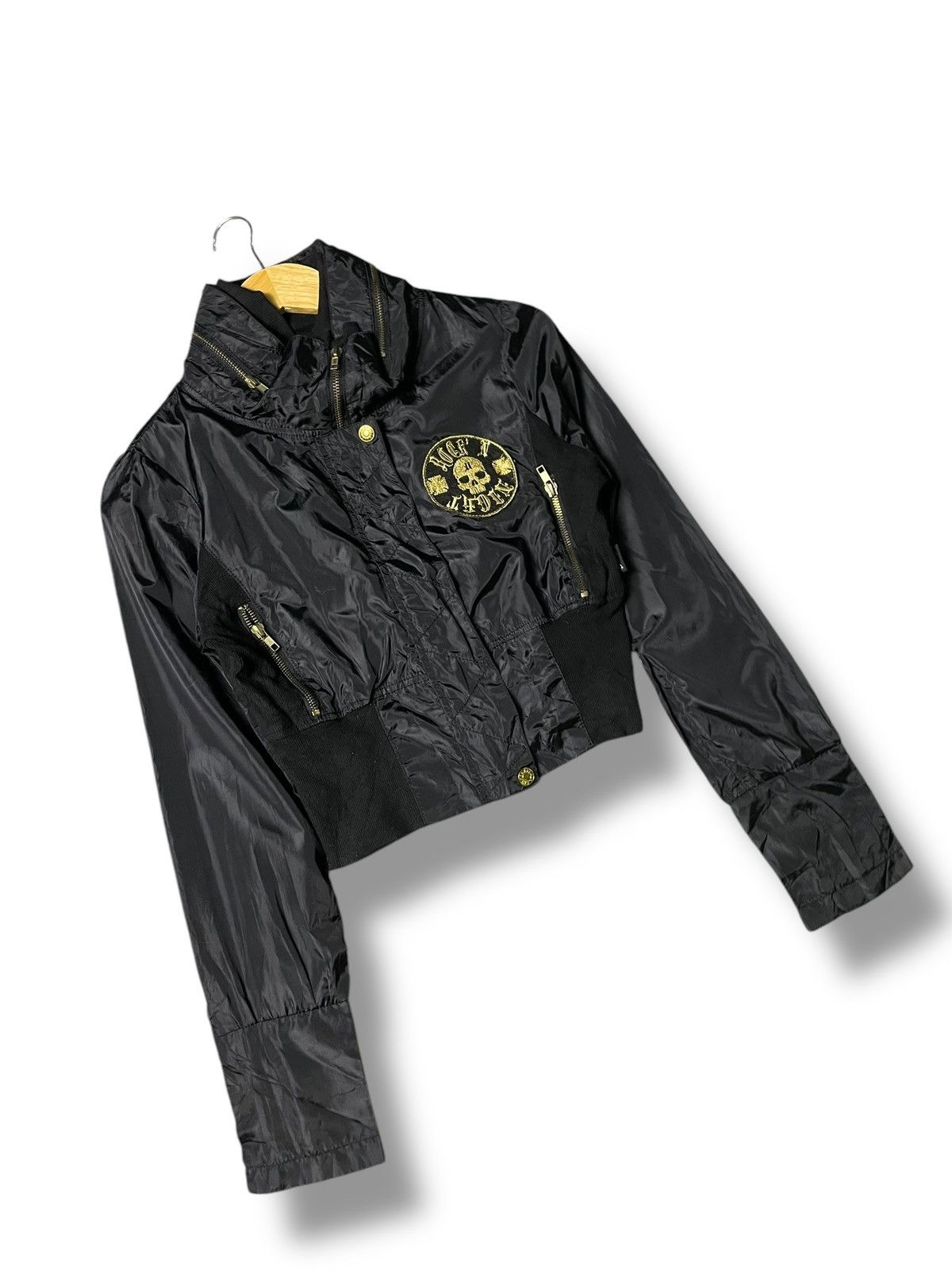 If Six Was Nine × Japanese Brand × Le Grande Bleu (L.G.B.) Japanese Brand Punk Crop Jacket (73) Size US XXS / EU 40 - 4 Thumbnail