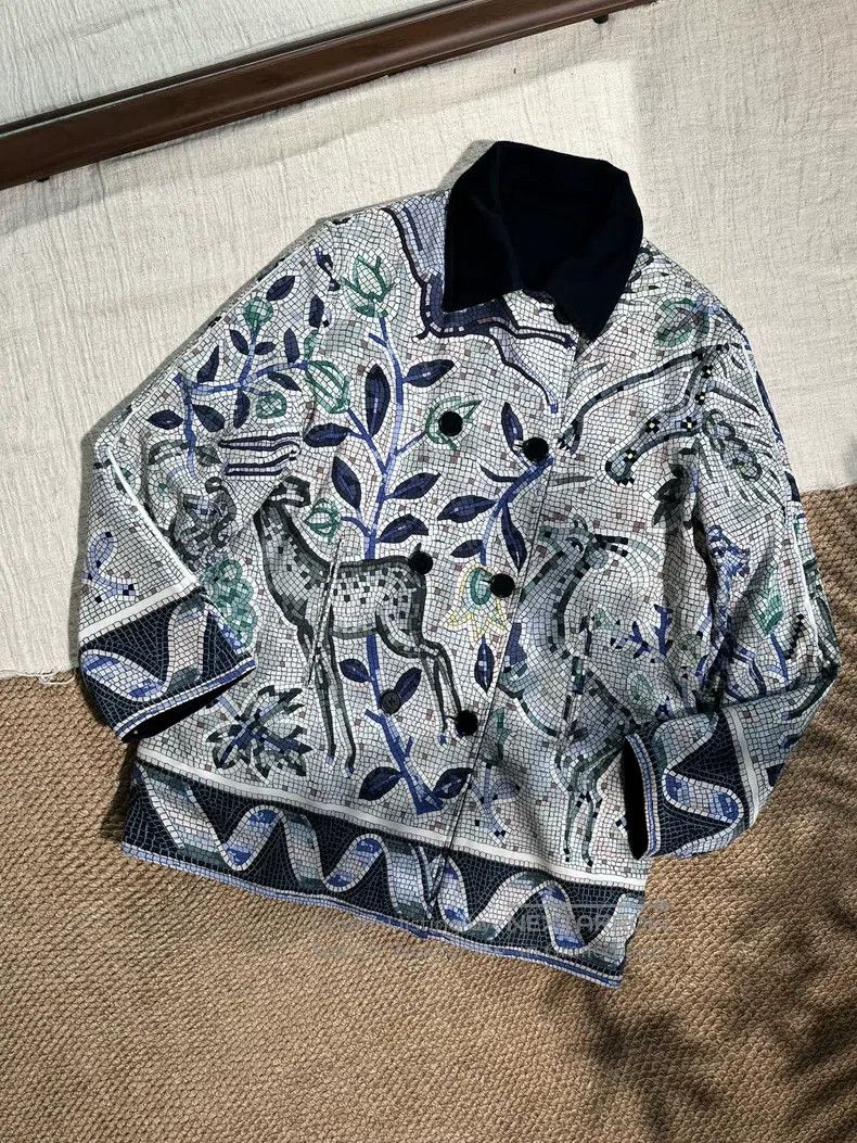 Hermes Hermes Margiela Era Silk Wool Two-Sided Vintage Graffiti P Size XL / US 12-14 / IT 48-50 - 2 Thumbnail