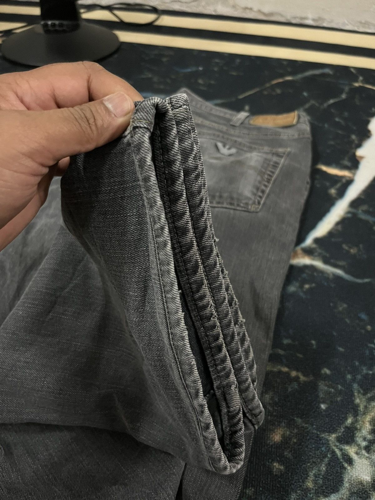 Armani × Giorgio Armani × Jean Armani Jeans grey Size US 38 / EU 54 - 17 Thumbnail