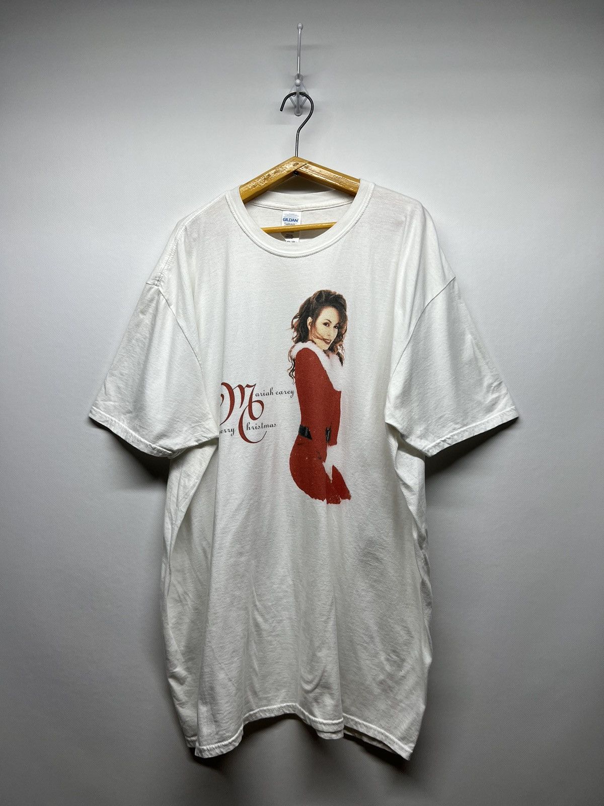 Band Tees Vintage Y2k Mariah Carey Christmas T-Shirt Size US XXL / EU 58 / 5 - 1 Thumbnail