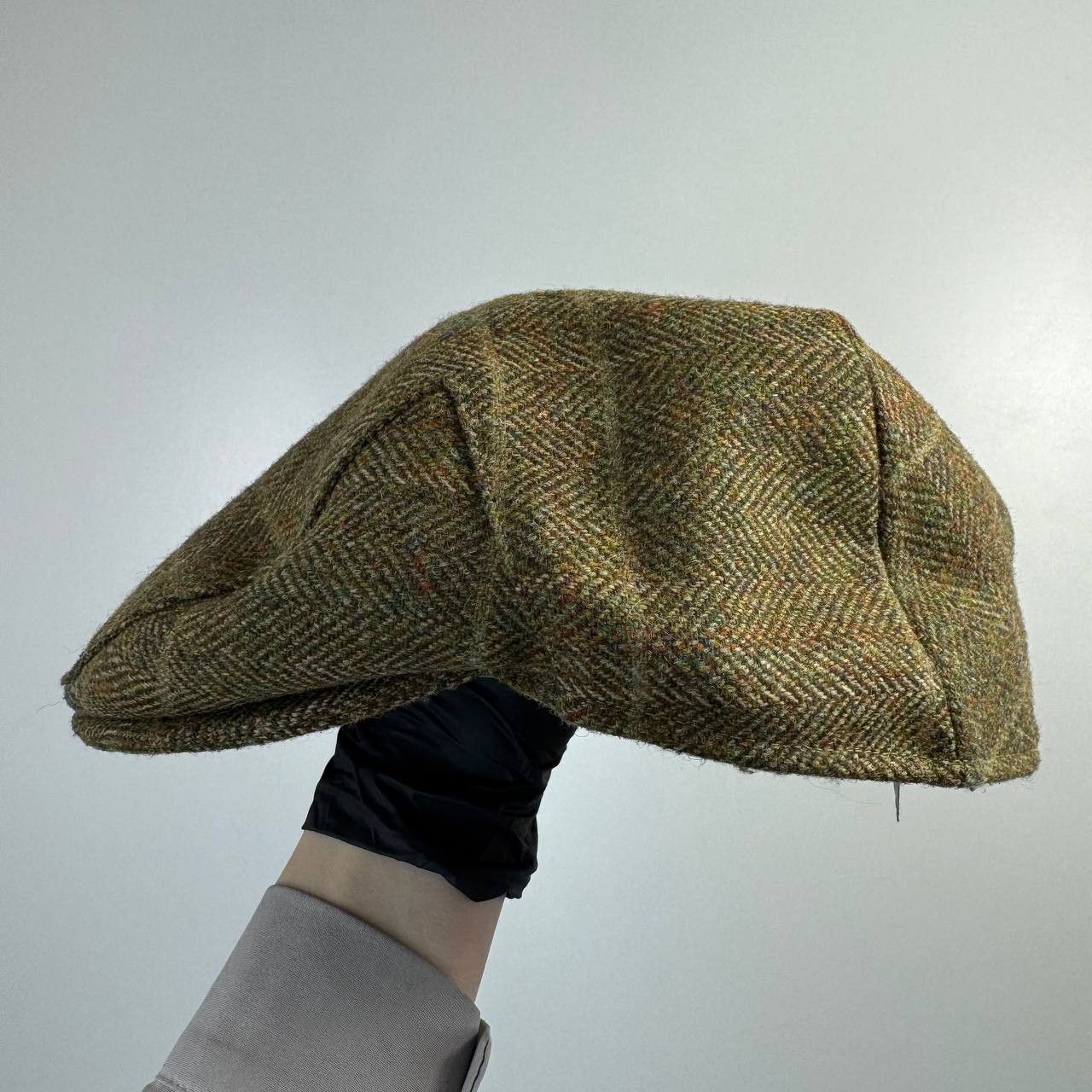 Barbour Barbour Tweed Flat Cap Wool Brown Size 7 1/8 Size ONE SIZE - 4 Thumbnail