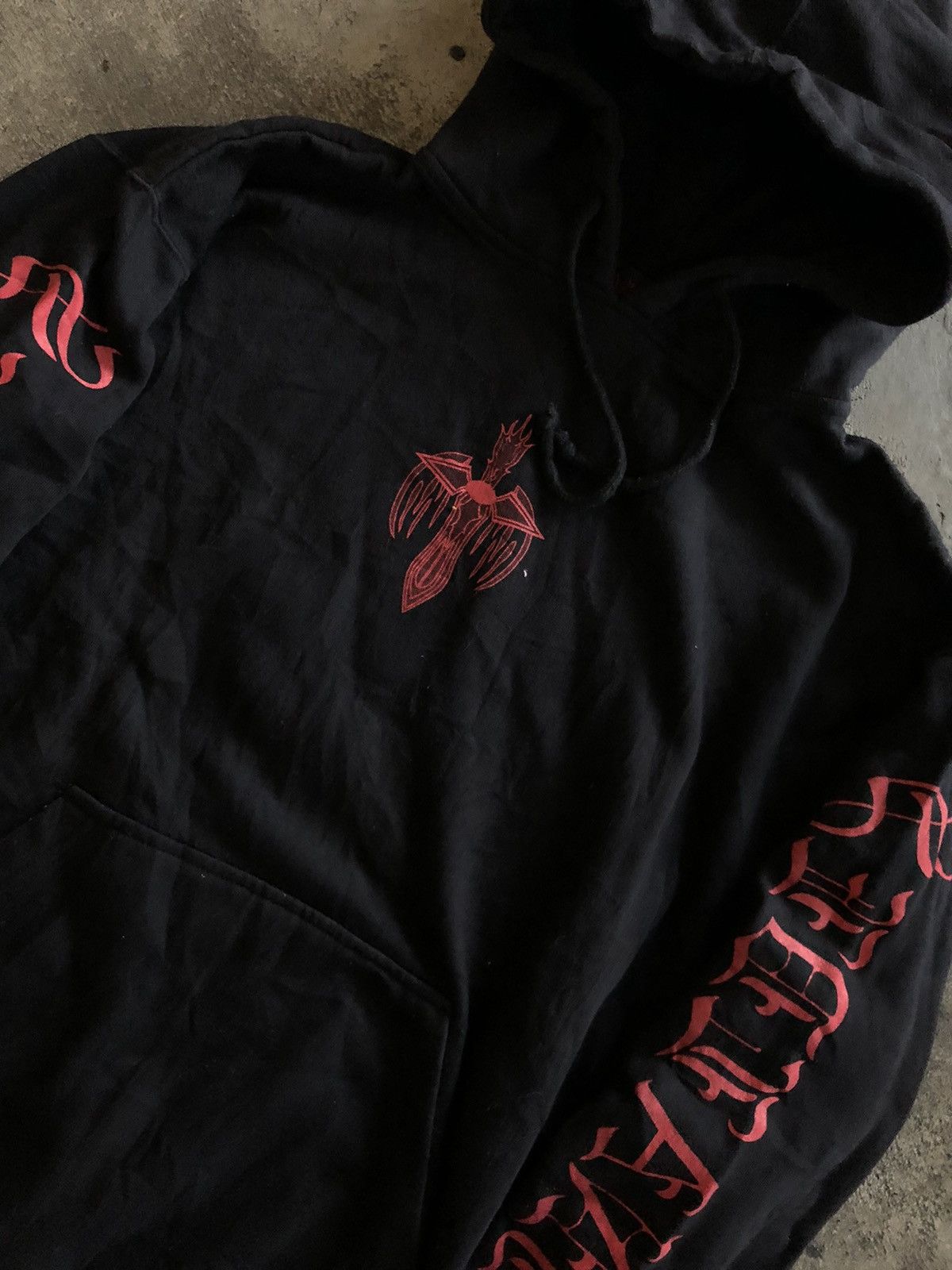Japanese Brand × Seditionaries × Vintage VINTAGE JAPAN HOODIE INSPIRED BY CHROME HEARTS DESIGN Size US M / EU 48-50 / 2 - 6 Thumbnail