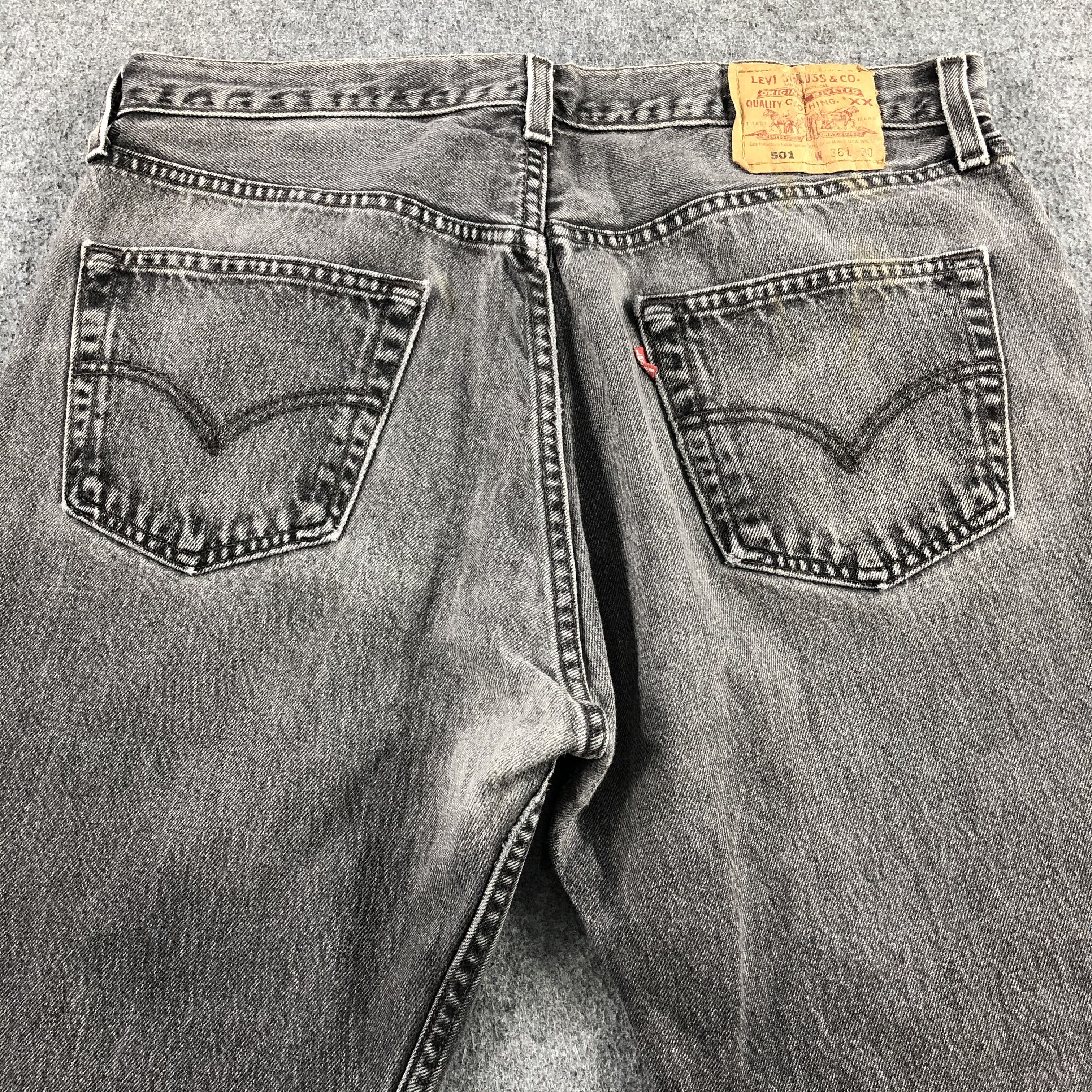 Levi's 90s Vintage Levis 501 Earth Tone Jeans-J1561 Size US 34 / EU 50 - 4 Thumbnail