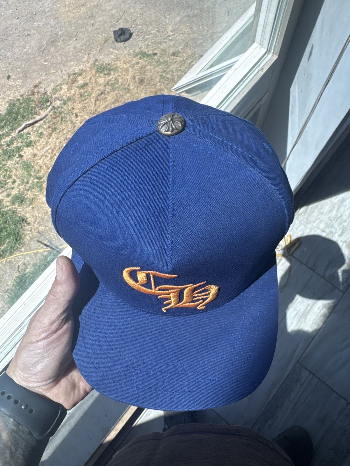 Chrome Hearts Chrome Hearts Baseball Hat Blue/ Orange Size ONE SIZE - 2 Thumbnail