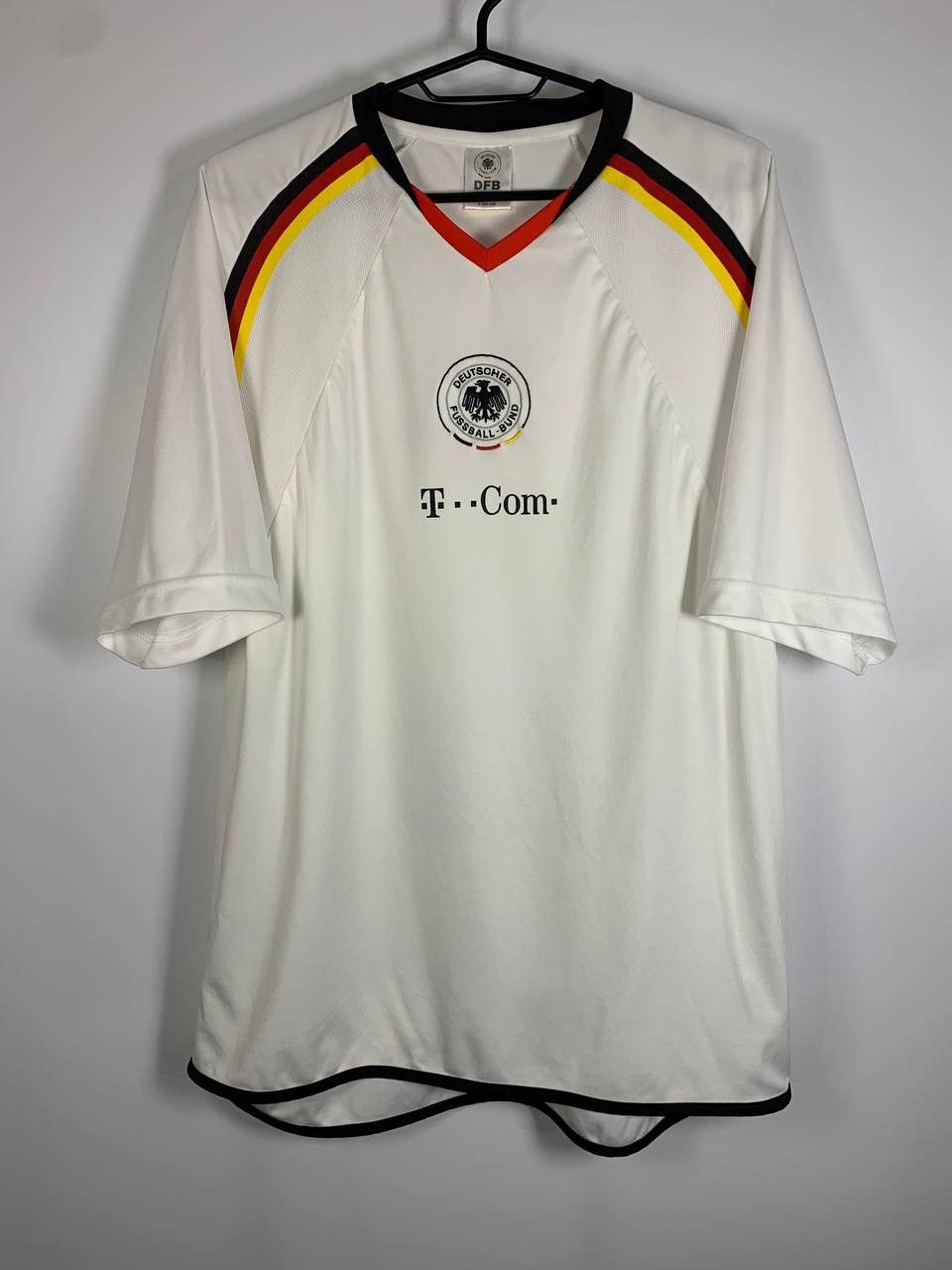 Vintage Germany 2005 DFB Home Jersey Size L T-Com Sponsor Vintage Size US L / EU 52-54 / 3 - 1 Thumbnail