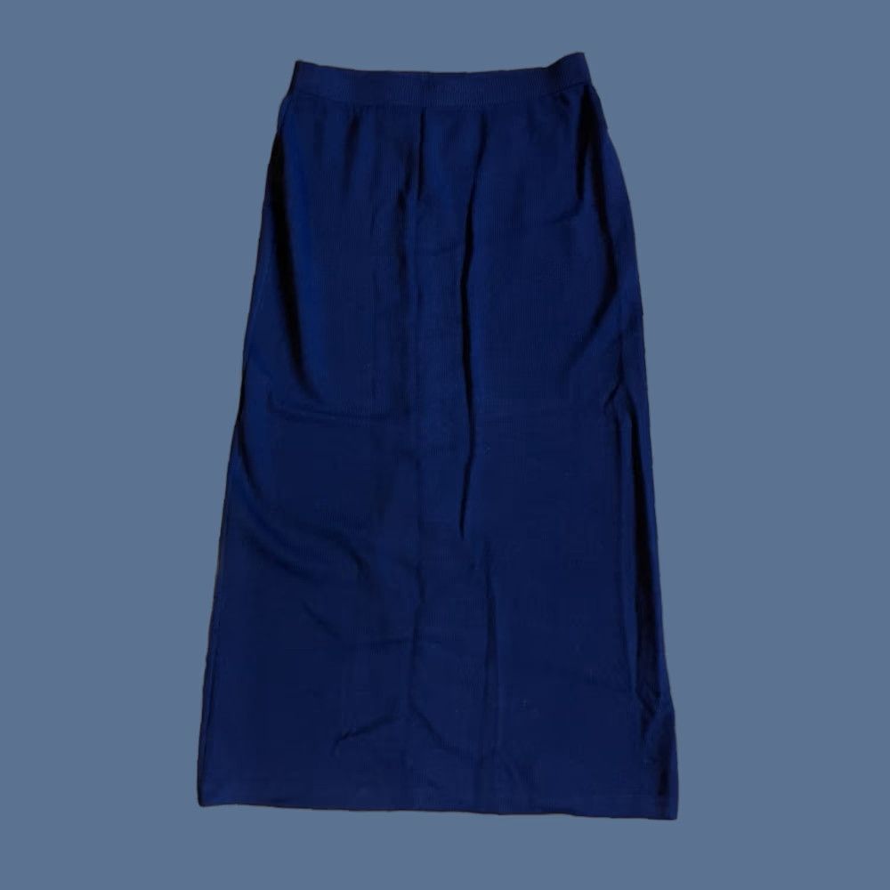 St. John St. John Basics Santana Knit Stretch Midi Skirt Women's 10 Black Size 32" / US 10 / IT 46 - 1 Thumbnail