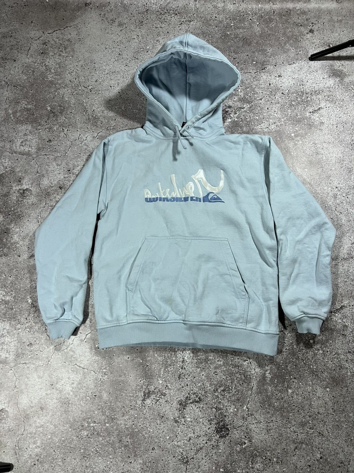 Quicksilver ❌ Vintage Quicksilver Hoodie Blue Surfwear Small Size US S / EU 44-46 / 1 - 2 Thumbnail