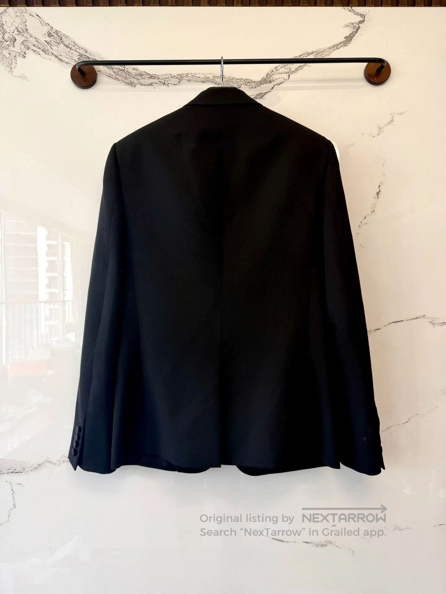 Saint Laurent Paris saint laurent black satin smoking jacket. Size US M / EU 48-50 / 2 - 4 Thumbnail