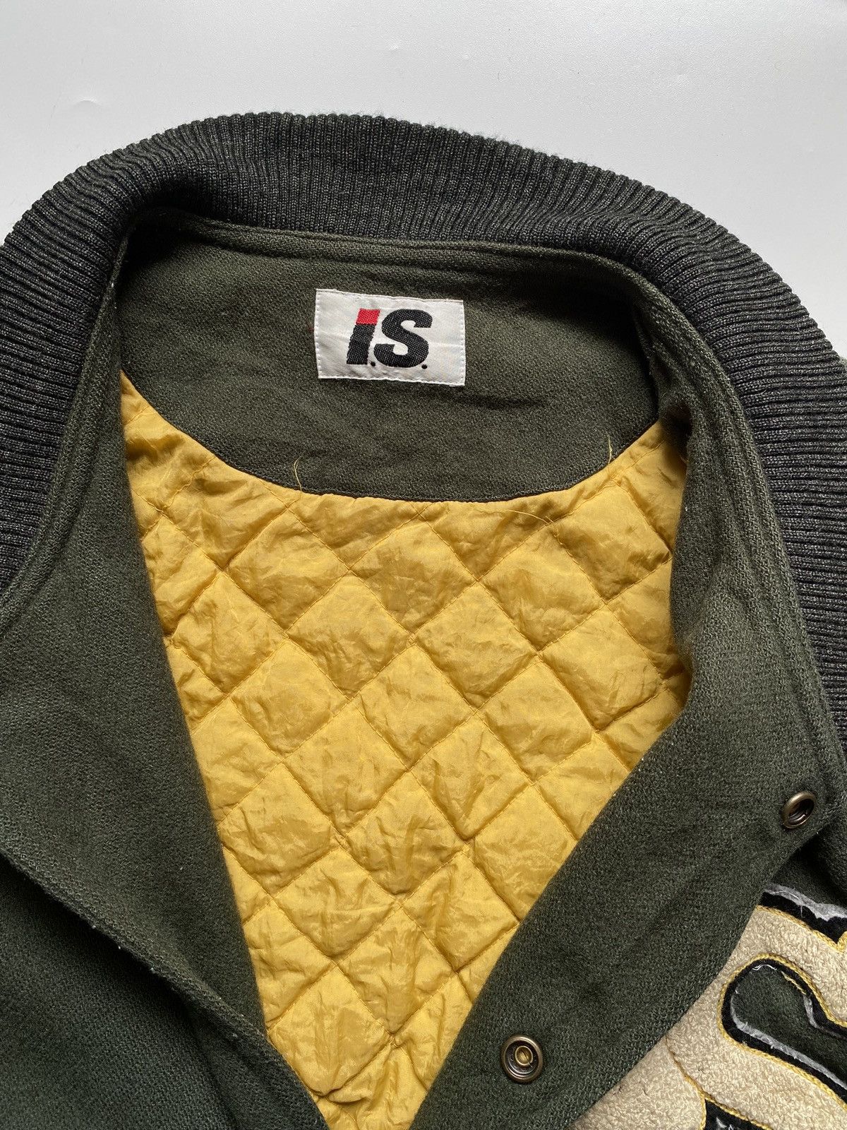 Issey Miyake × Tsumori Chisato Issey Miyake Sport Varsity Wool Flag Bomber Jacket 1984 Size US L / EU 52-54 / 3 - 5 Thumbnail