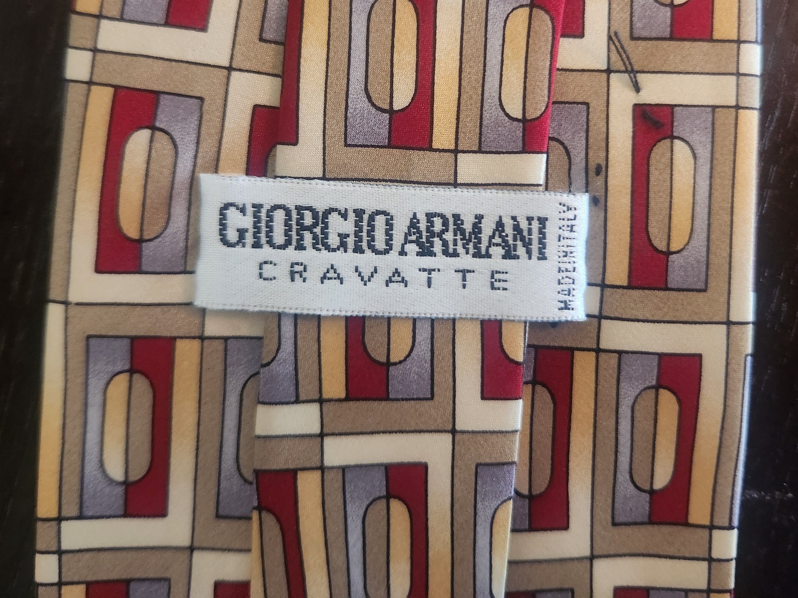 Giorgio Armani Giorgio Armani necktie silk geometric Size ONE SIZE - 4 Thumbnail