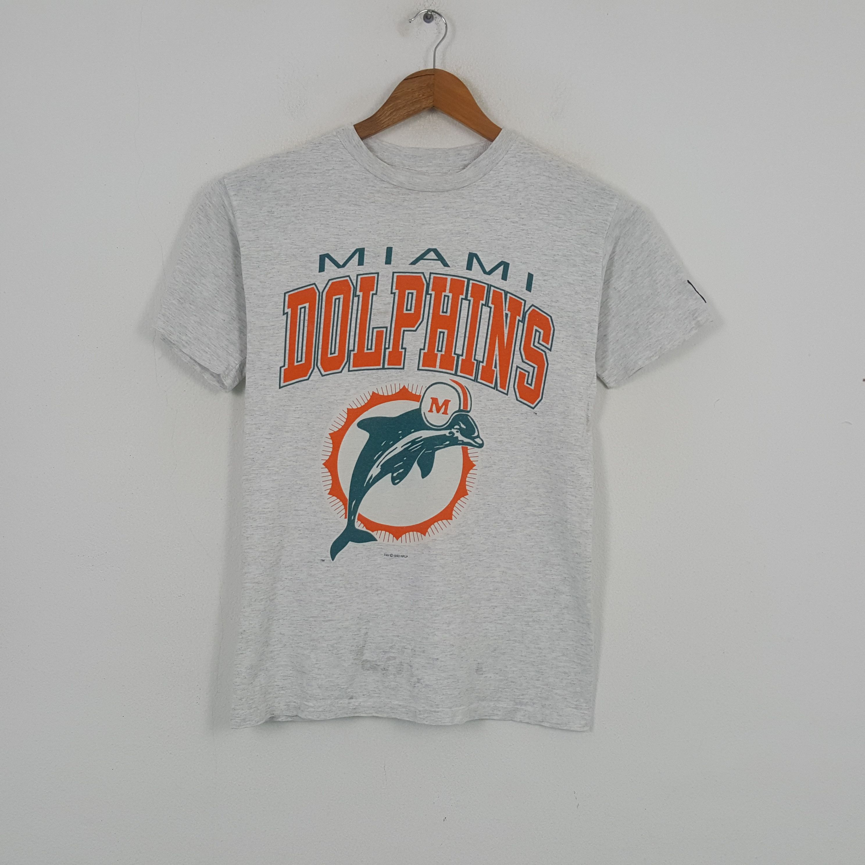 NFL × Starter × Vintage Vintage MIAMI Dolphin Football NFL Team T-shirt C276N80 Size US M / EU 48-50 / 2 - 1 Thumbnail