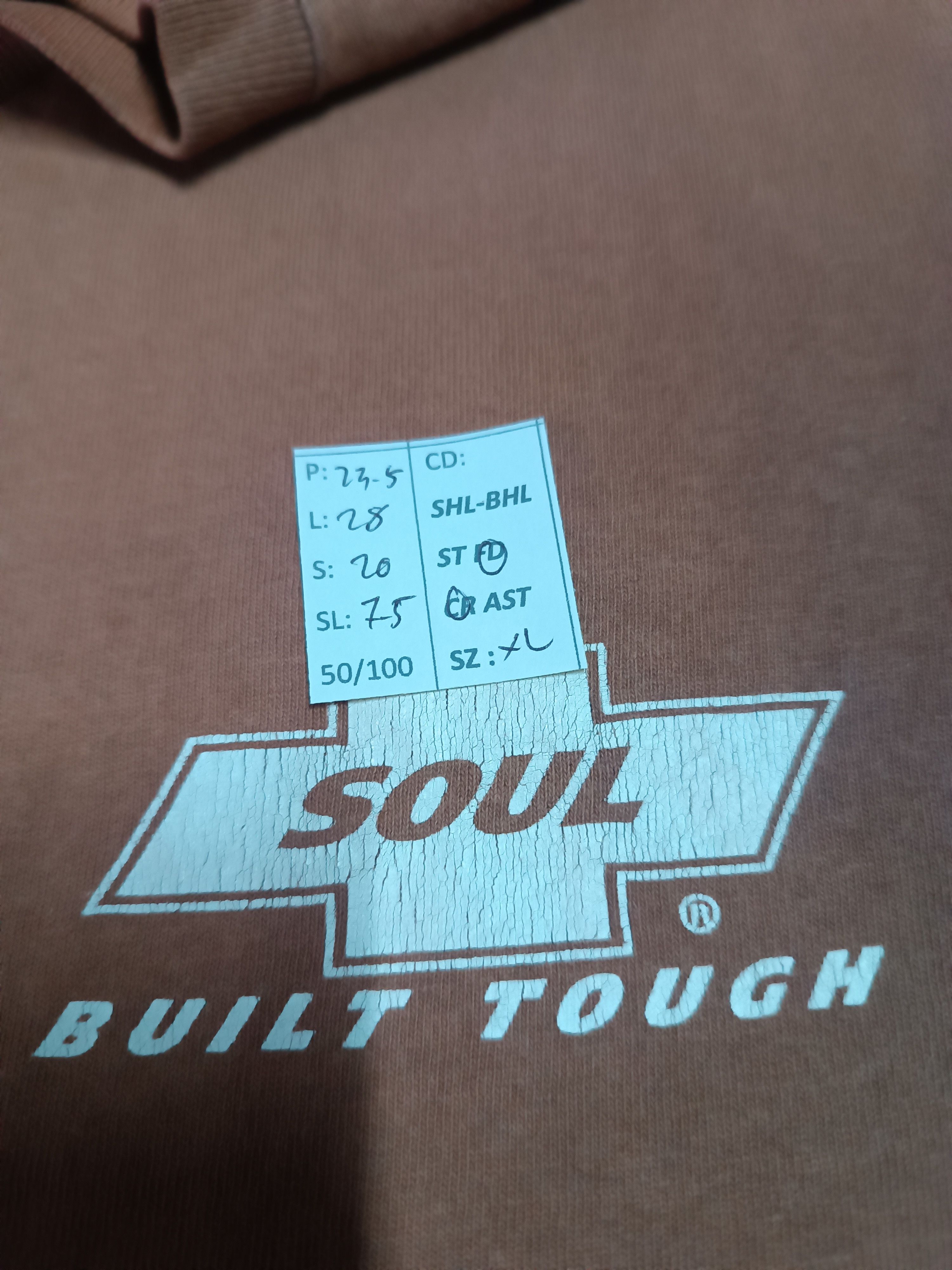 Ford VINTAGE 90'S SOUL ACID WASH CHEVY SINGLE STITCH VERY RARE Size US XL / EU 56 / 4 - 20 Thumbnail