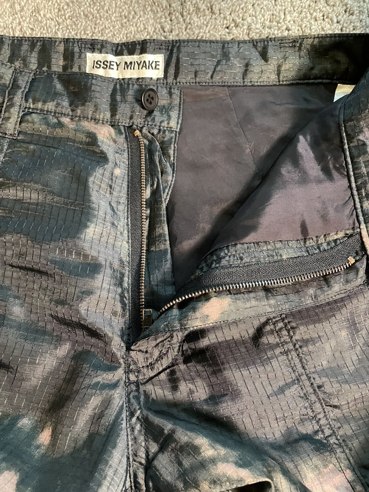 Issey Miyake Issey Miyake Bleach Full Side Zip Pant Size US 29 - 6 Thumbnail