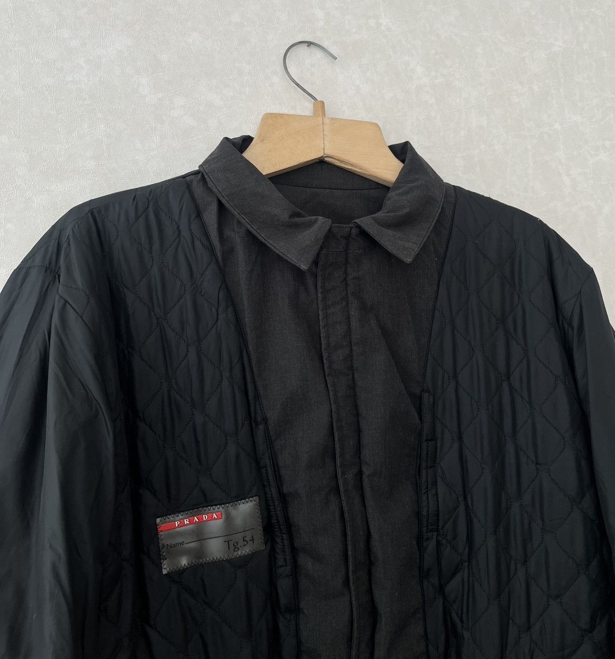 Prada Prada Milano Linea Rossa F/W 2003 Padded Wool Jacket Size US L / EU 52-54 / 3 - 20 Thumbnail