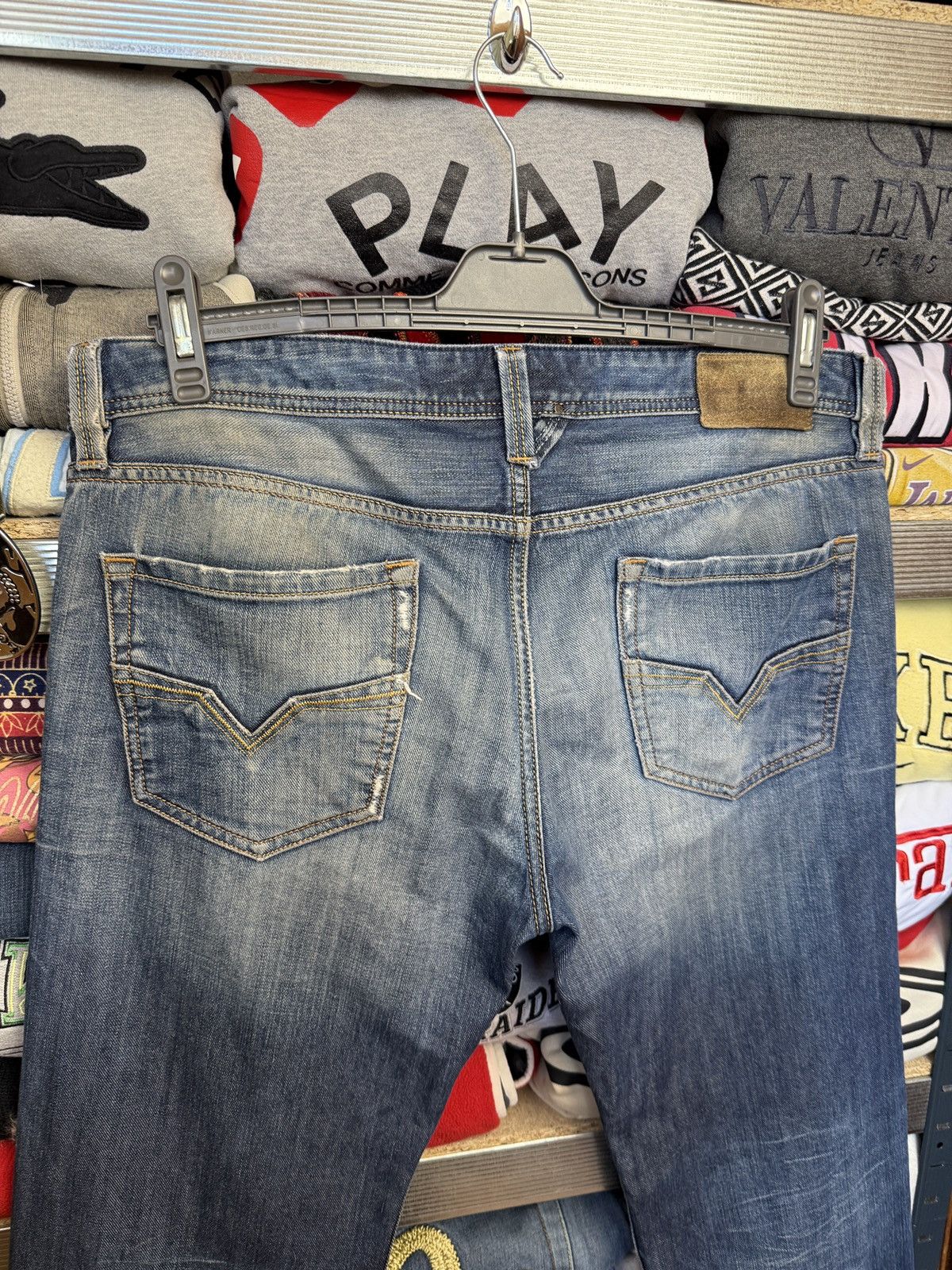 Diesel Vintage Diesel Custom Jeans Baggy Distressed Wide Japanese Size US 36 / EU 52 - 10 Thumbnail
