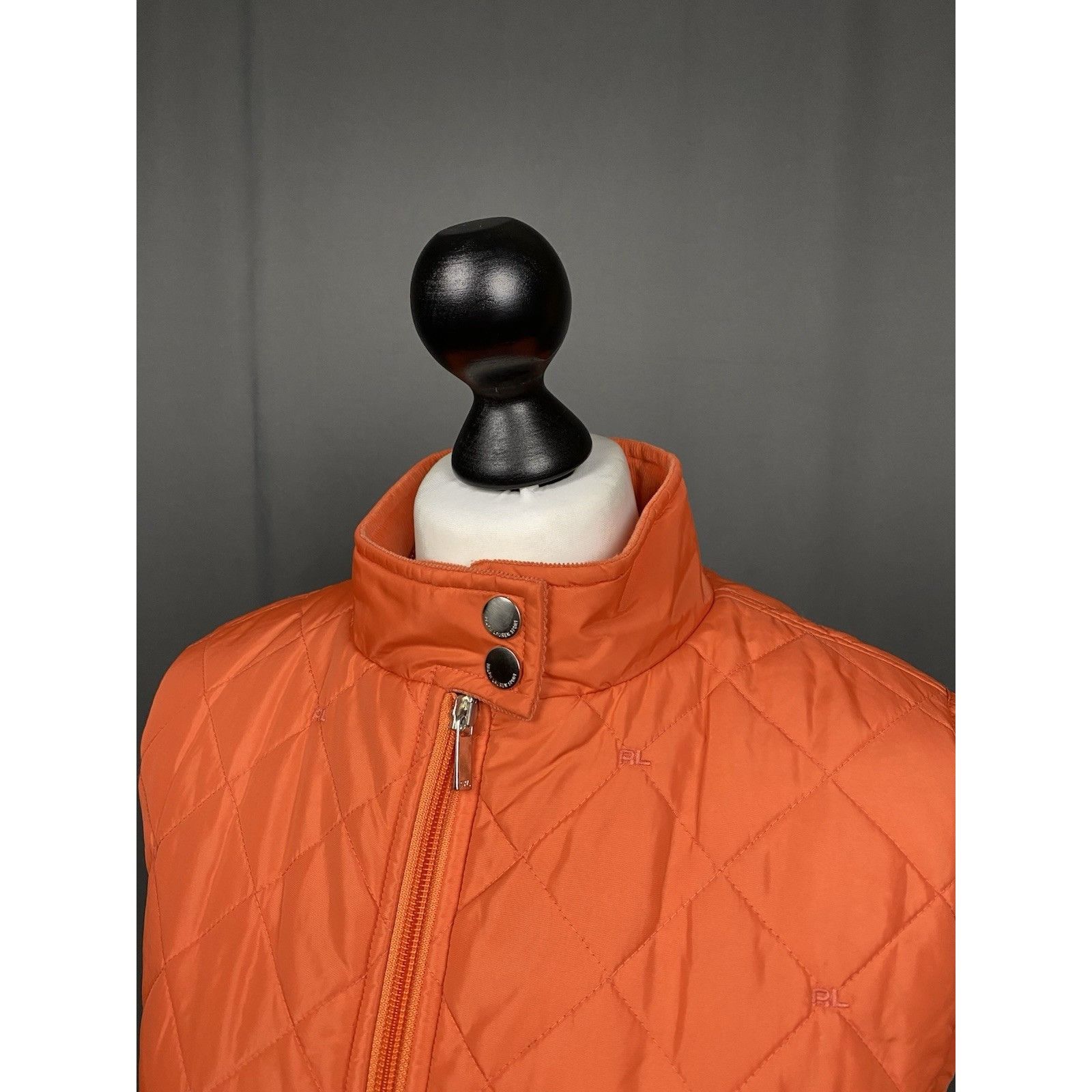 Ralph Lauren Sport Ralph Lauren Sport Women's Orange Quilted Vest Size L Size L / US 10 / IT 46 - 7 Thumbnail