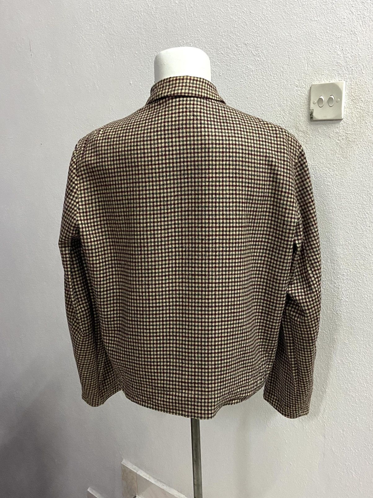 Pendleton Vintage 50's Pendleton wool houndstooth zippered jacket. Size US M / EU 48-50 / 2 - 4 Thumbnail
