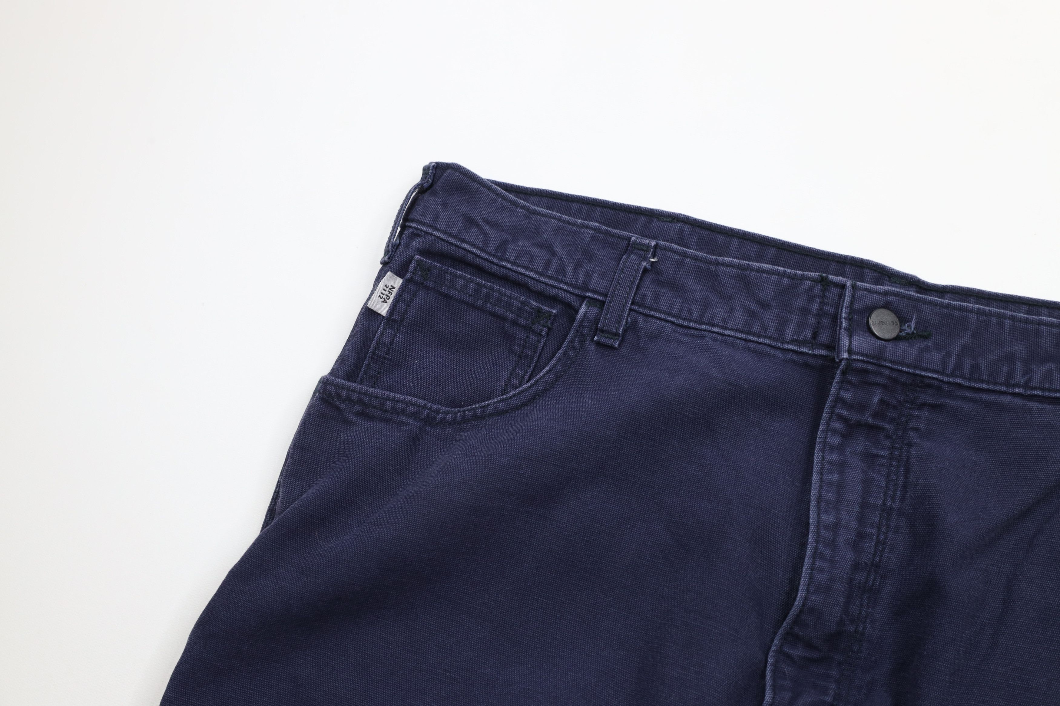 Carhartt × Vintage Vintage Carhartt FR Fire Flame Resistant Dungaree Work Pants Size US 40 / EU 56 - 5 Thumbnail