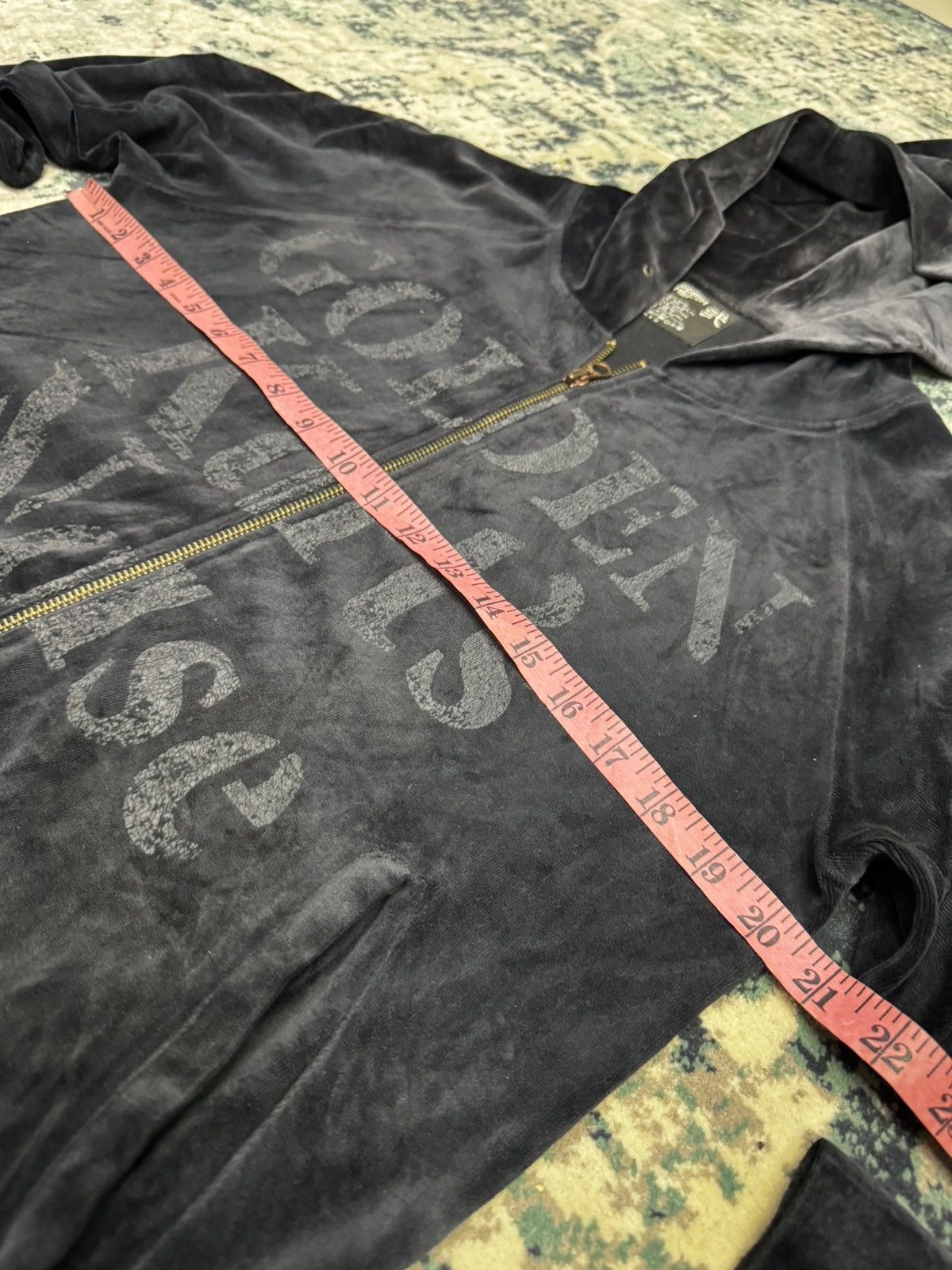 PPFM × Vintage PPFM GOLDEN KURT'S NOISE VELVET HOODIE ZIPPER Size US M / EU 48-50 / 2 - 4 Thumbnail