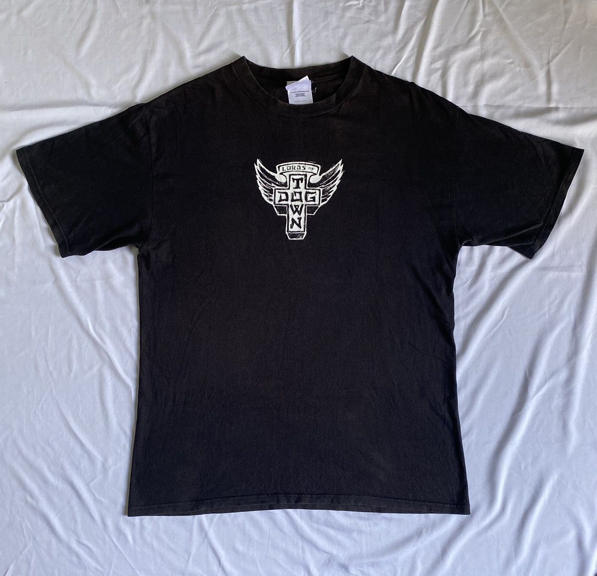 image of Y2K Lord Of Dogtown X Adidas Promo Tshirt in Black, Men's (Size Large)