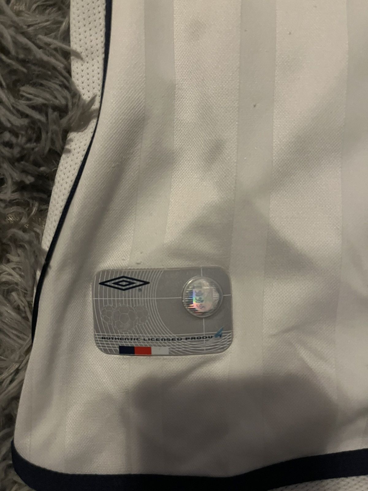 Umbro England 2001/2003 Umbro Home Vintage Football Shirt Soccer Size US S / EU 44-46 / 1 - 2 Thumbnail